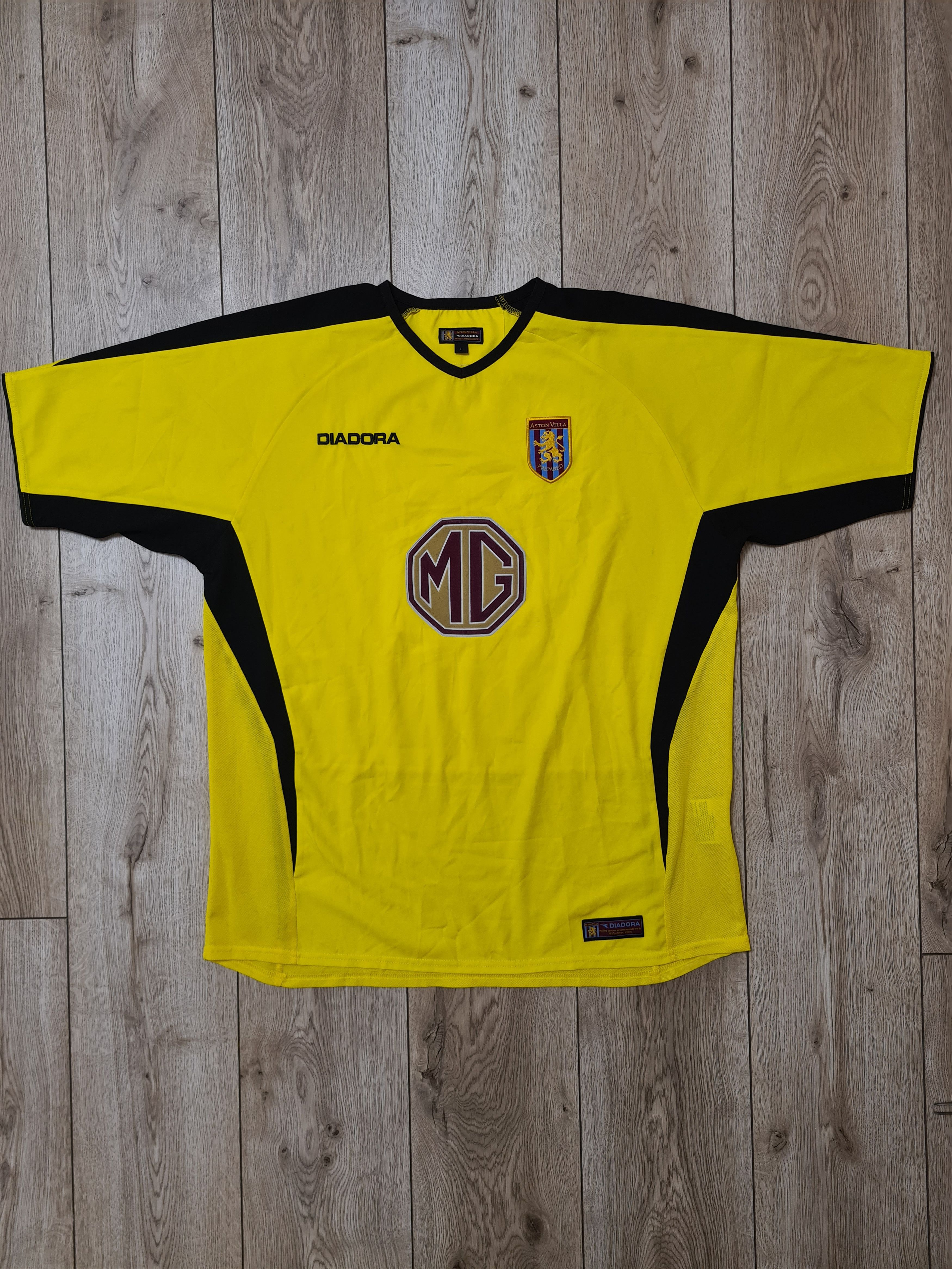 All Sport ASTON VILLA 2003 2004 AWAY FOOTBALL SHIRT SOCCER JERSEY Size US L / EU 52-54 / 3 - 1 Thumbnail