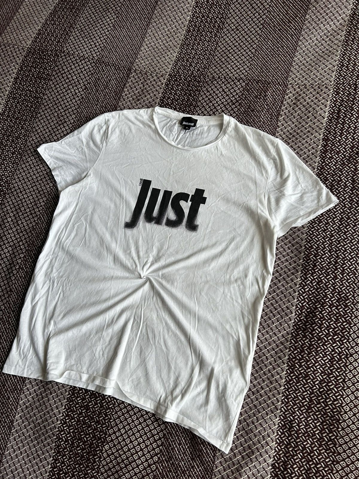 Just Cavalli × Roberto Cavalli Just Cavalli Rare Big logo T-shirt Size M Logo Print Size US M / EU 48-50 / 2 - 2 Thumbnail