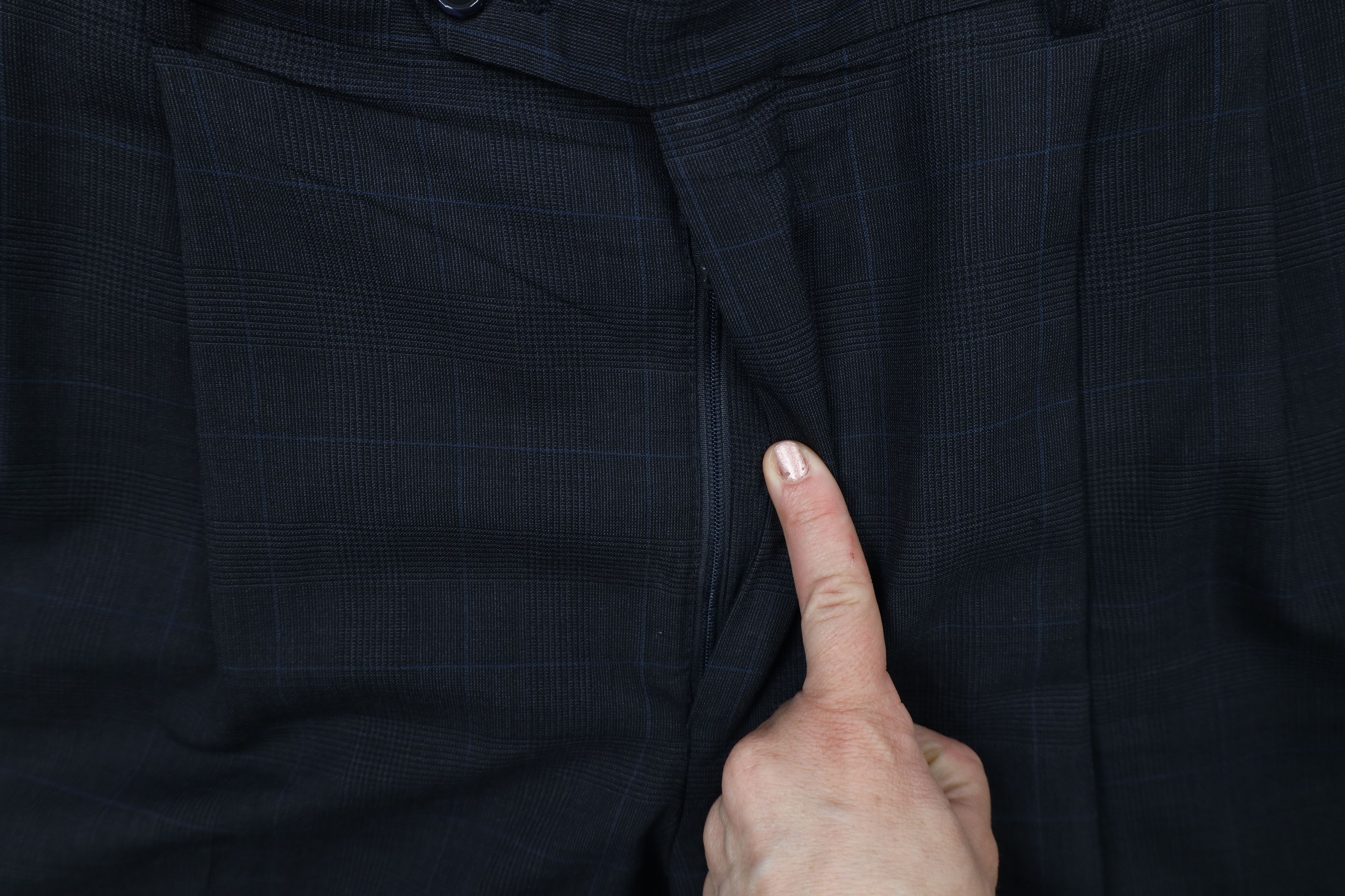 Jos. A. Bank × Vintage Vintage Jos A Bank Lightweight Wool Wide Leg Chino Pants Size US 36 / EU 52 - 7 Thumbnail