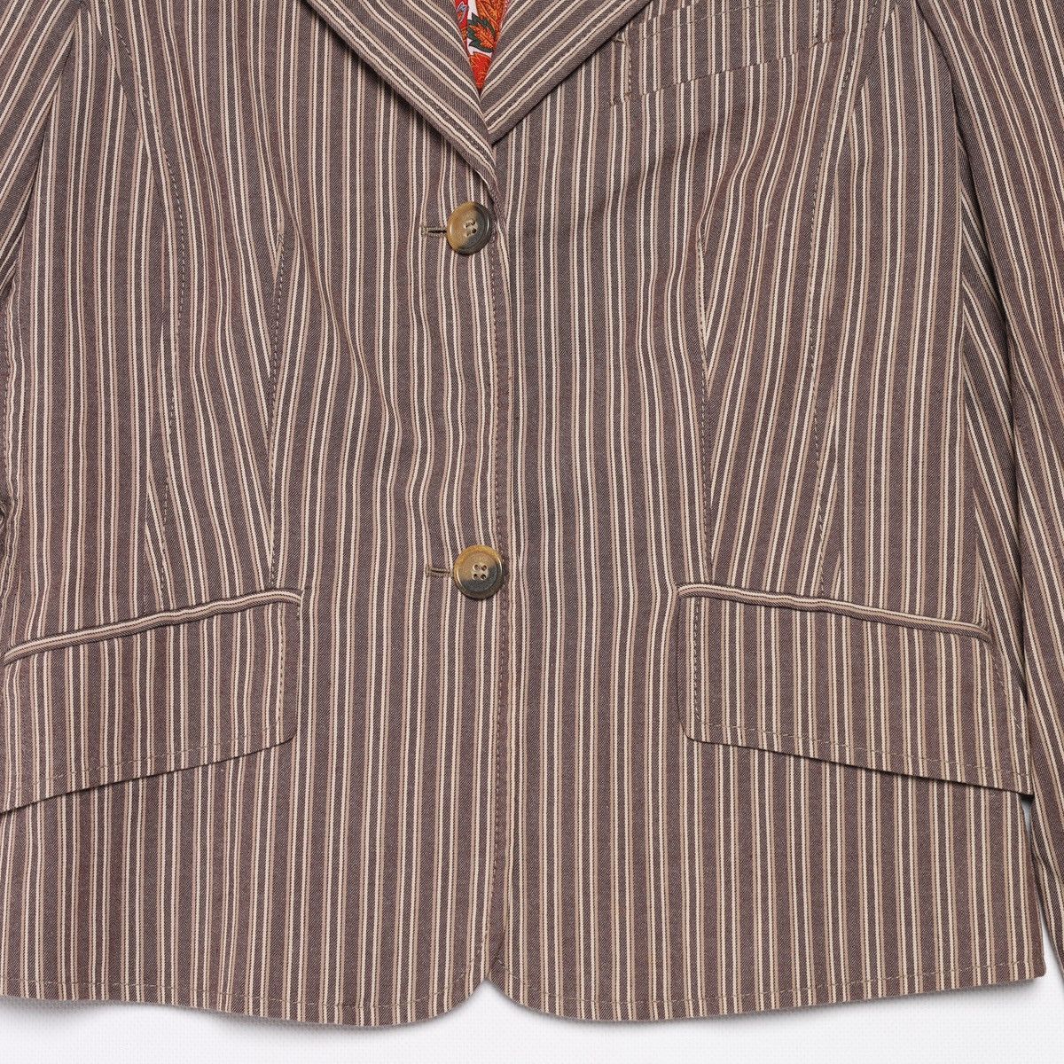 Dolce & Gabbana Vintage Dolce Gabbana Blazer Striped floral printed Size M / US 6-8 / IT 42-44 - 3 Thumbnail