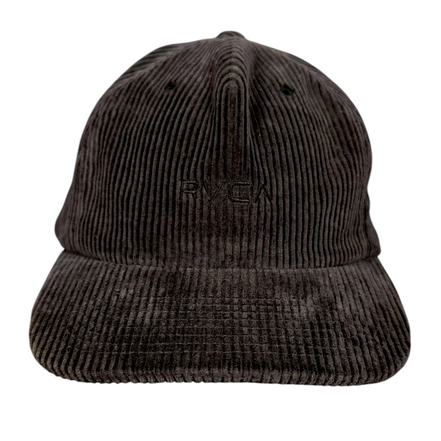 RVCA RVCA Gray Corduroy Logo Slideback Hat Cap Skater Surf OS Size ONE SIZE - 1 Thumbnail