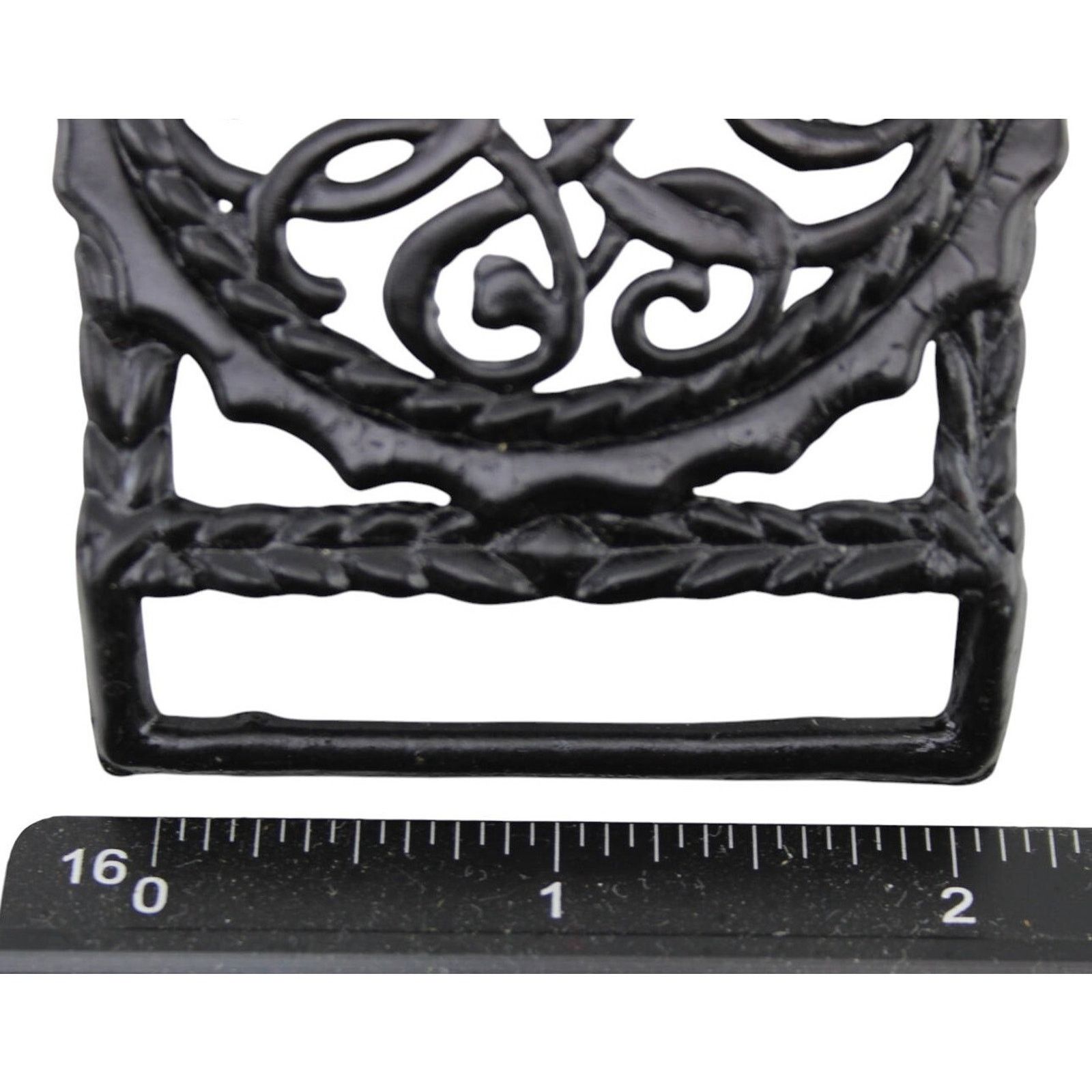 Other Black Enamel Celtic Viking Filigree Belt Buckle • 2” Belt Size ONE SIZE - 4 Thumbnail