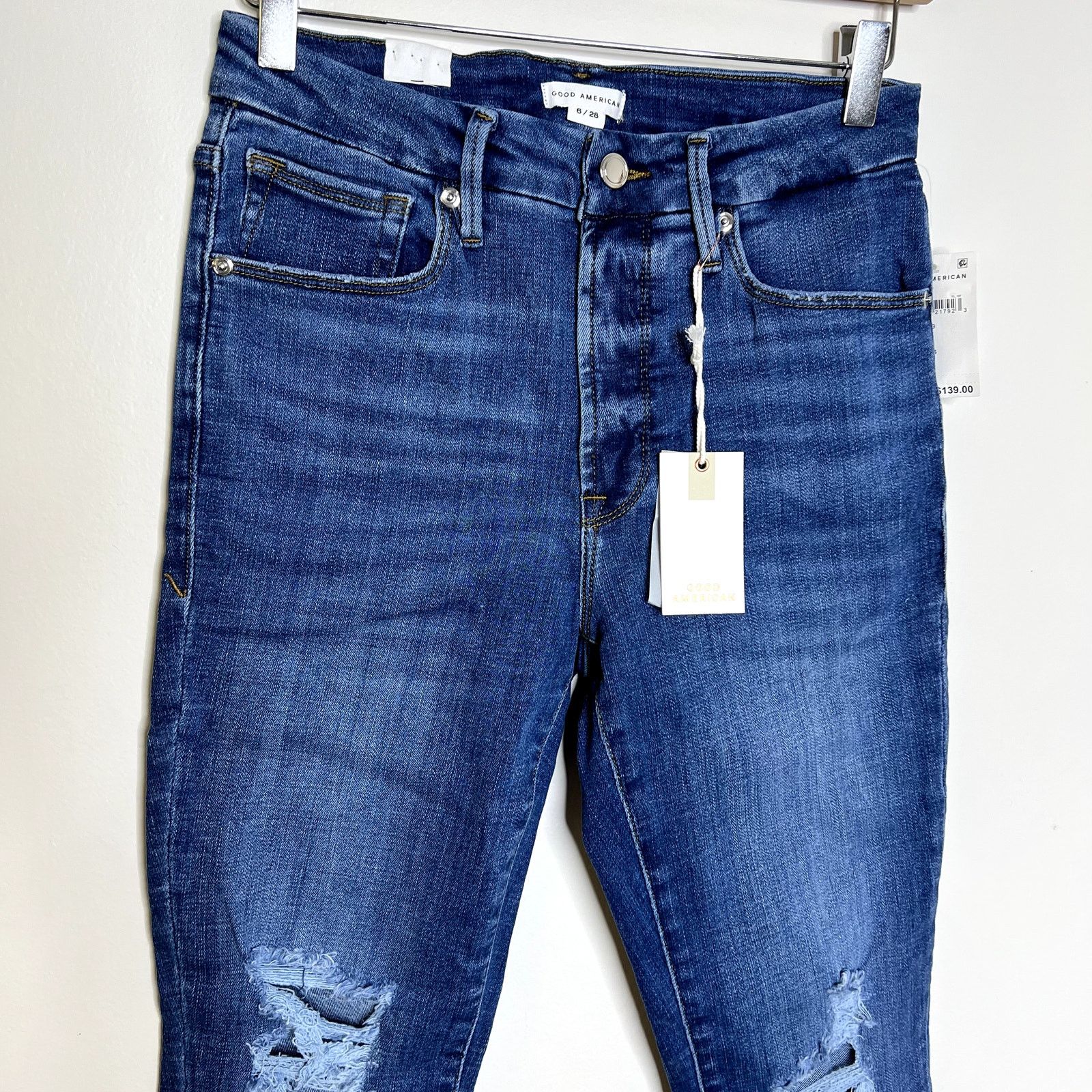 Good American Good American Good Legs High Rise Jeans Size 28" / US 6 / IT 42 - 2 Thumbnail