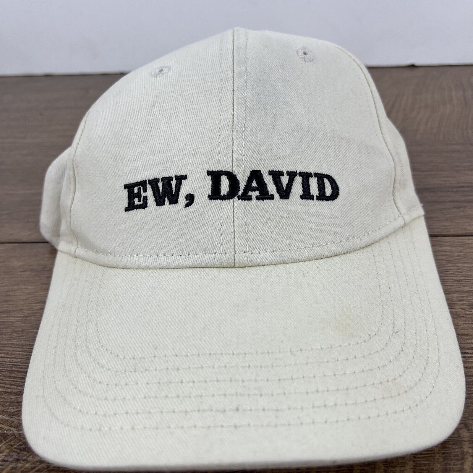 Other Ew, David Hat Schitts Creek Hat White Hat Adjustable White A Size ONE SIZE - 6 Thumbnail