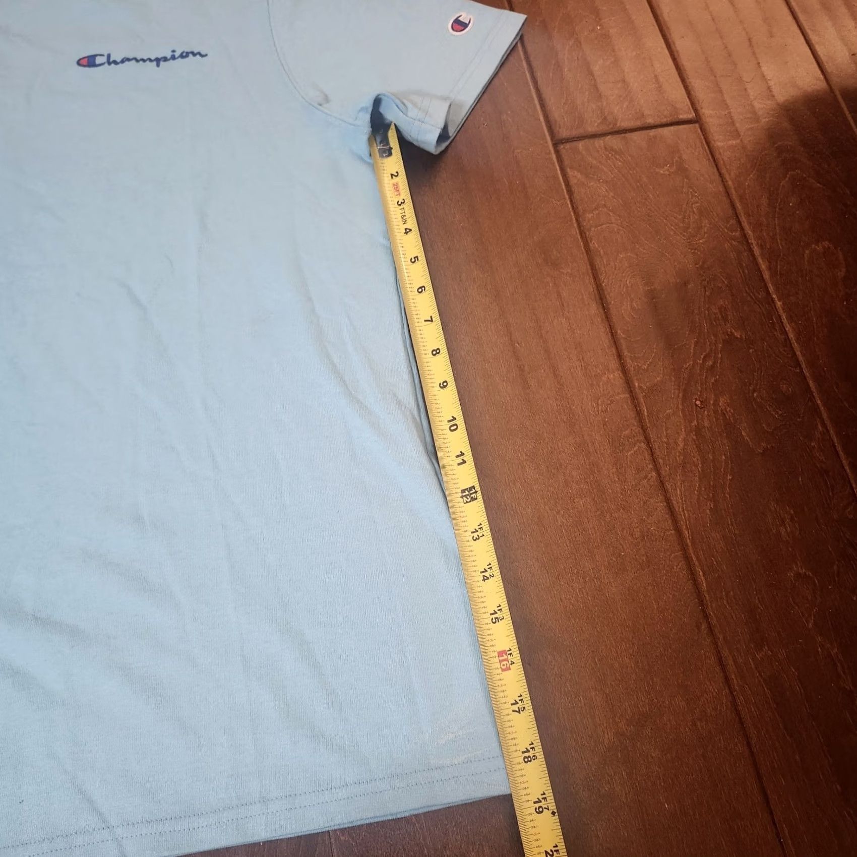 Champion Champion Men's Blue Logo Short Sleeve T-shirt Tee - Size Large Size US L / EU 52-54 / 3 - 7 Thumbnail