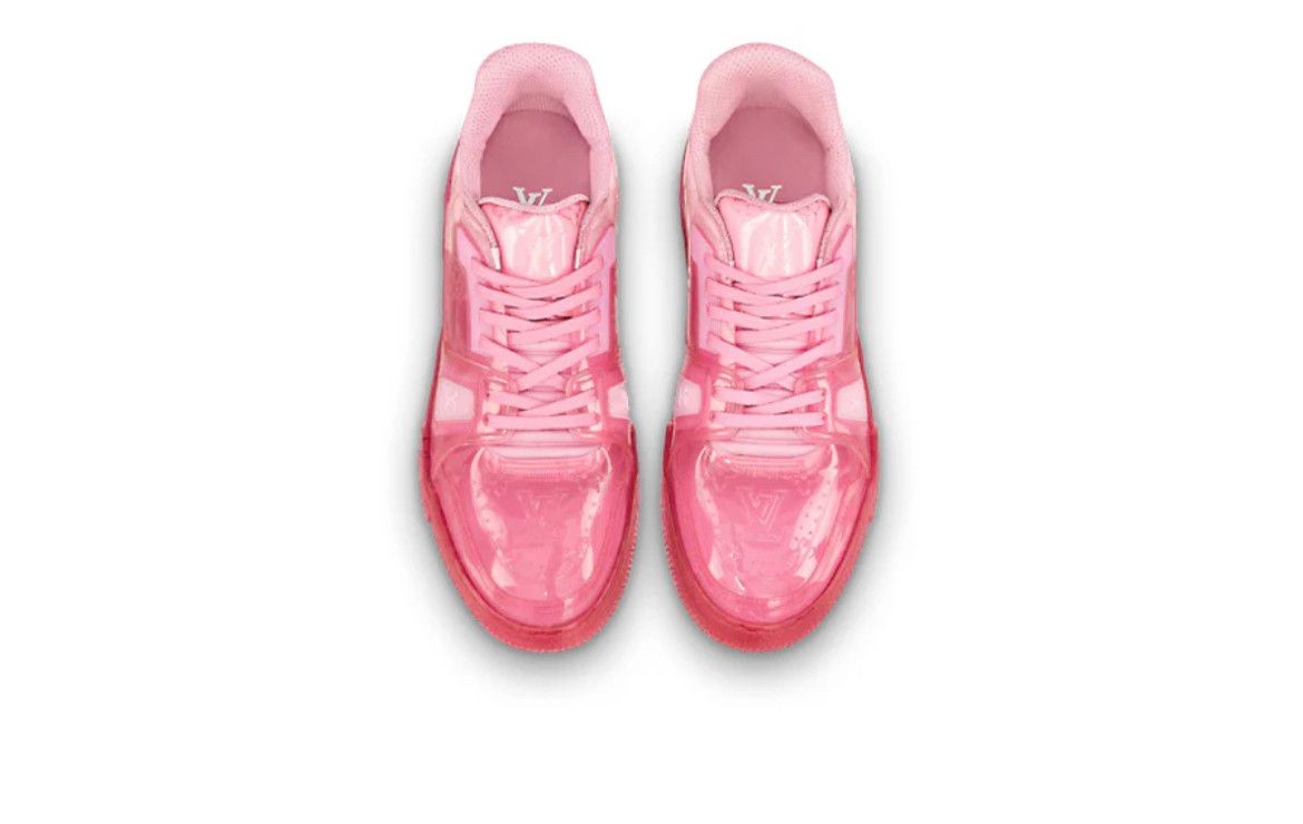 Louis Vuitton Louis Vuitton trainer sneakers Pink PVC Size US 6.5 / EU 39-40 - 5 Thumbnail