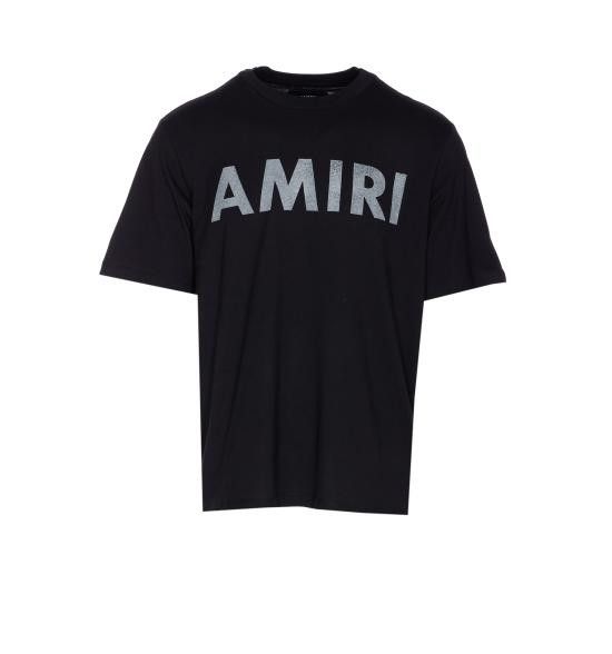 Tシャツ・カットソー AMIRI Men Tops AMJYTE1215 BLACK Black AMIRI logo-print Cotton T-shirt | Black | FARFETCH