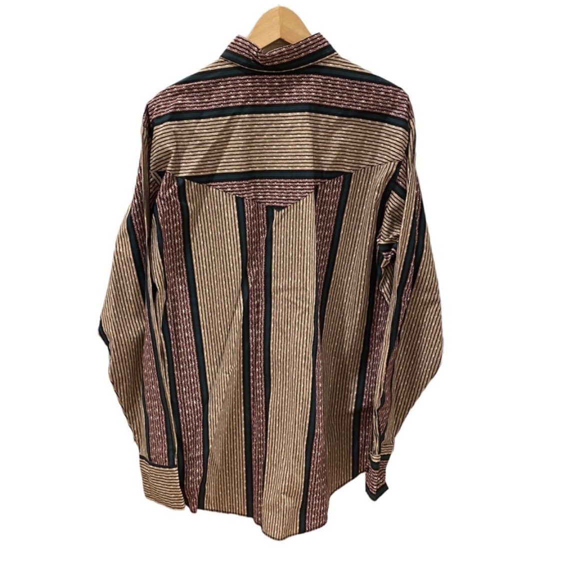 Vintage NWT Cowboy Western Button Down Striped Shirt L Size US L / EU 52-54 / 3 - 3 Thumbnail