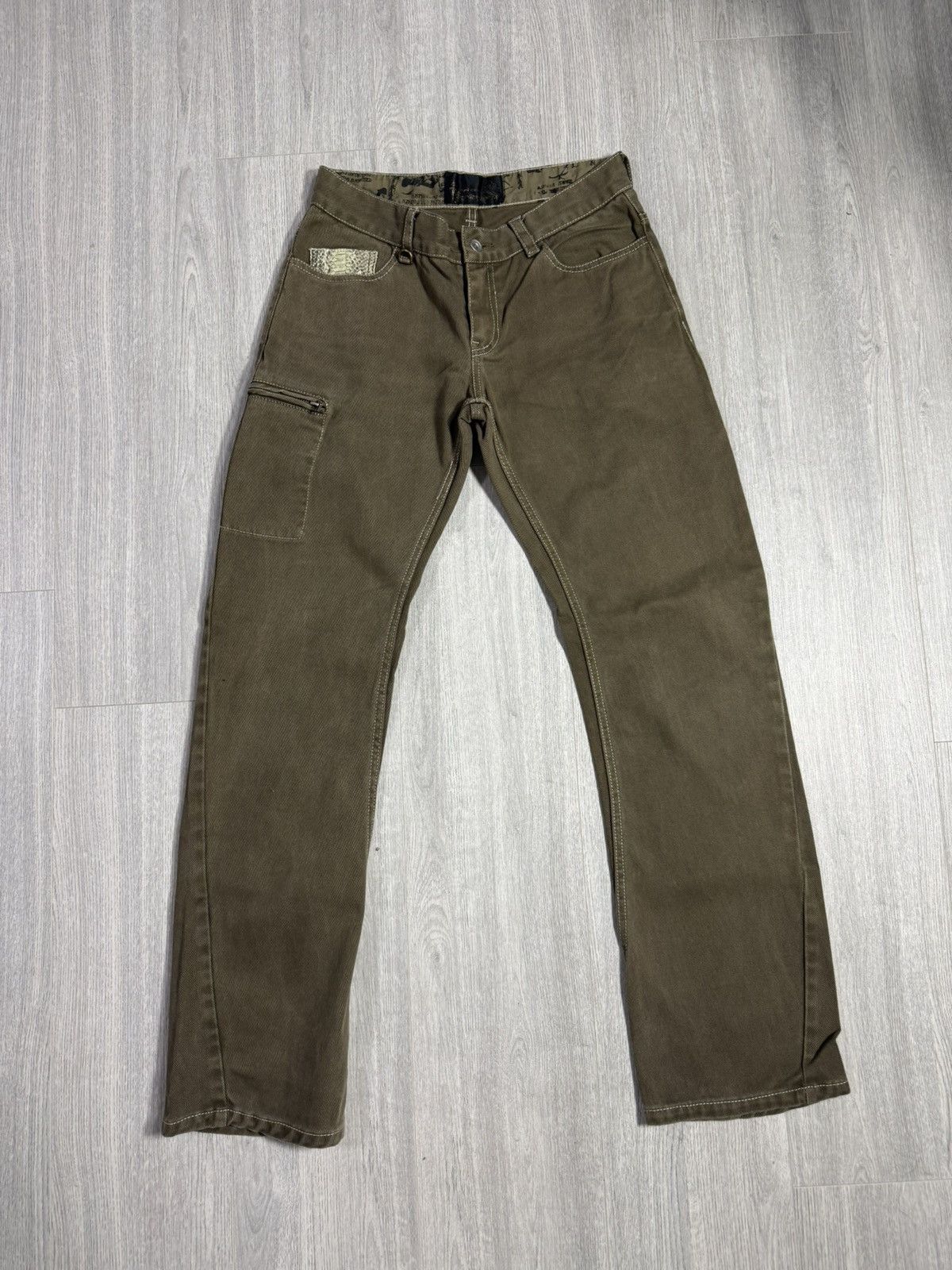 Japanese Brand Kyoji Maruyama archive cargo jeans Y2K Japan designer rare Size US 32 / EU 48 - 1 Thumbnail