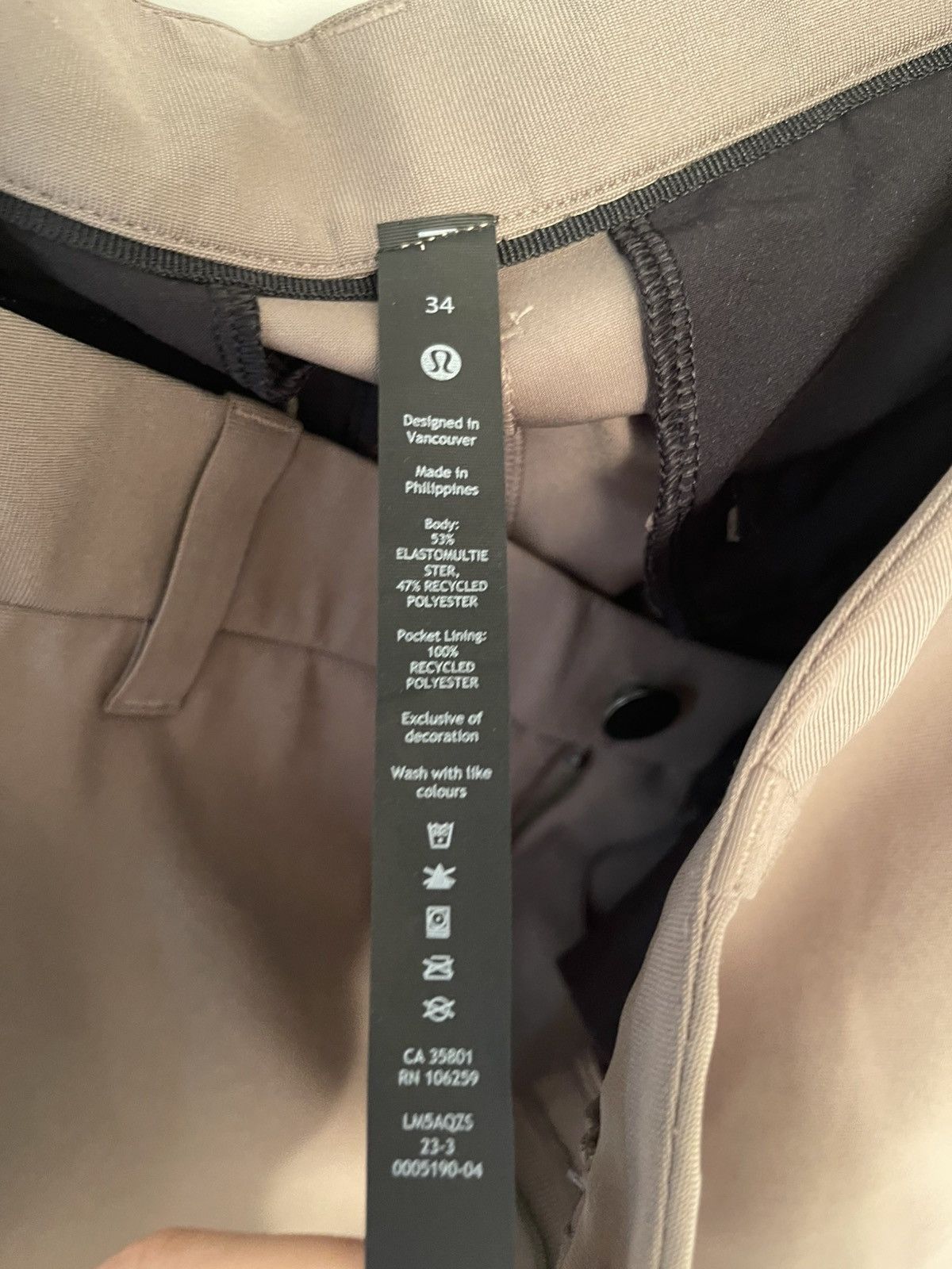 Lululemon Lululemon ABC Slim fit pants 34 Brand new Size US 34 / EU 50 - 4 Thumbnail