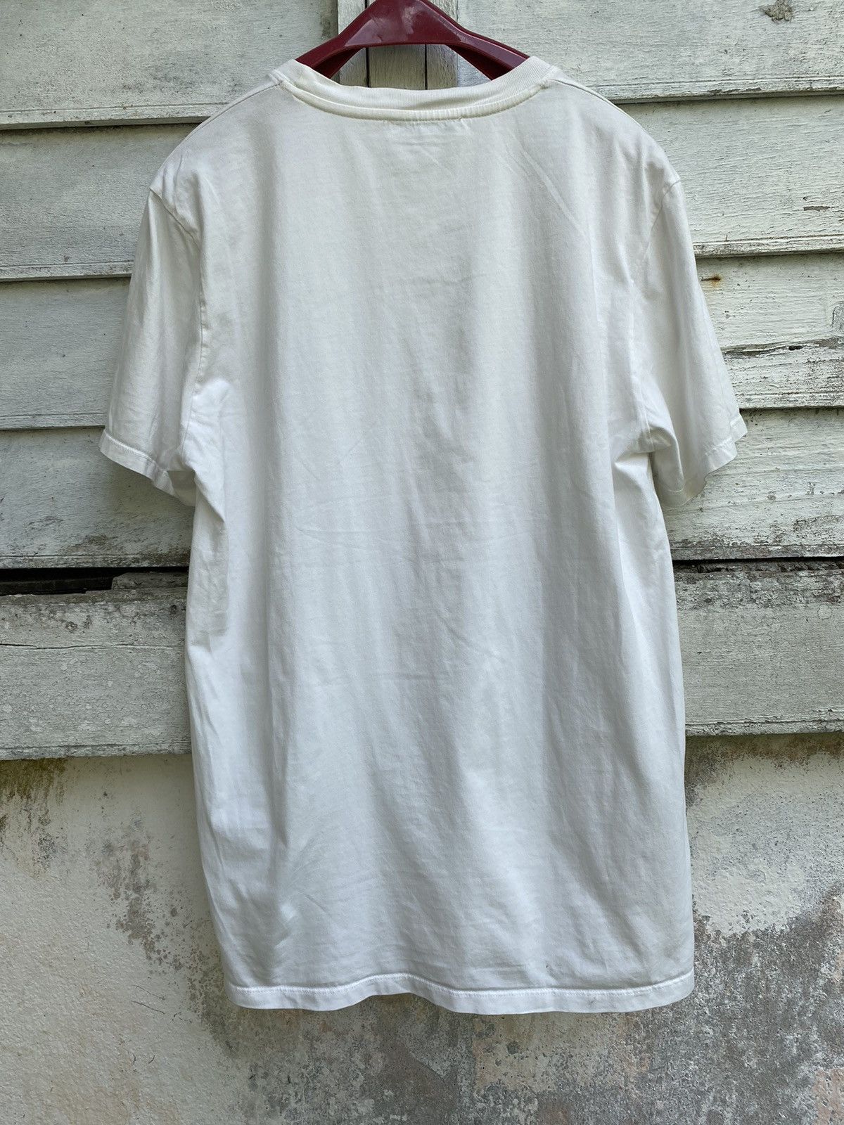 Double Fox Head Patch Classic White T