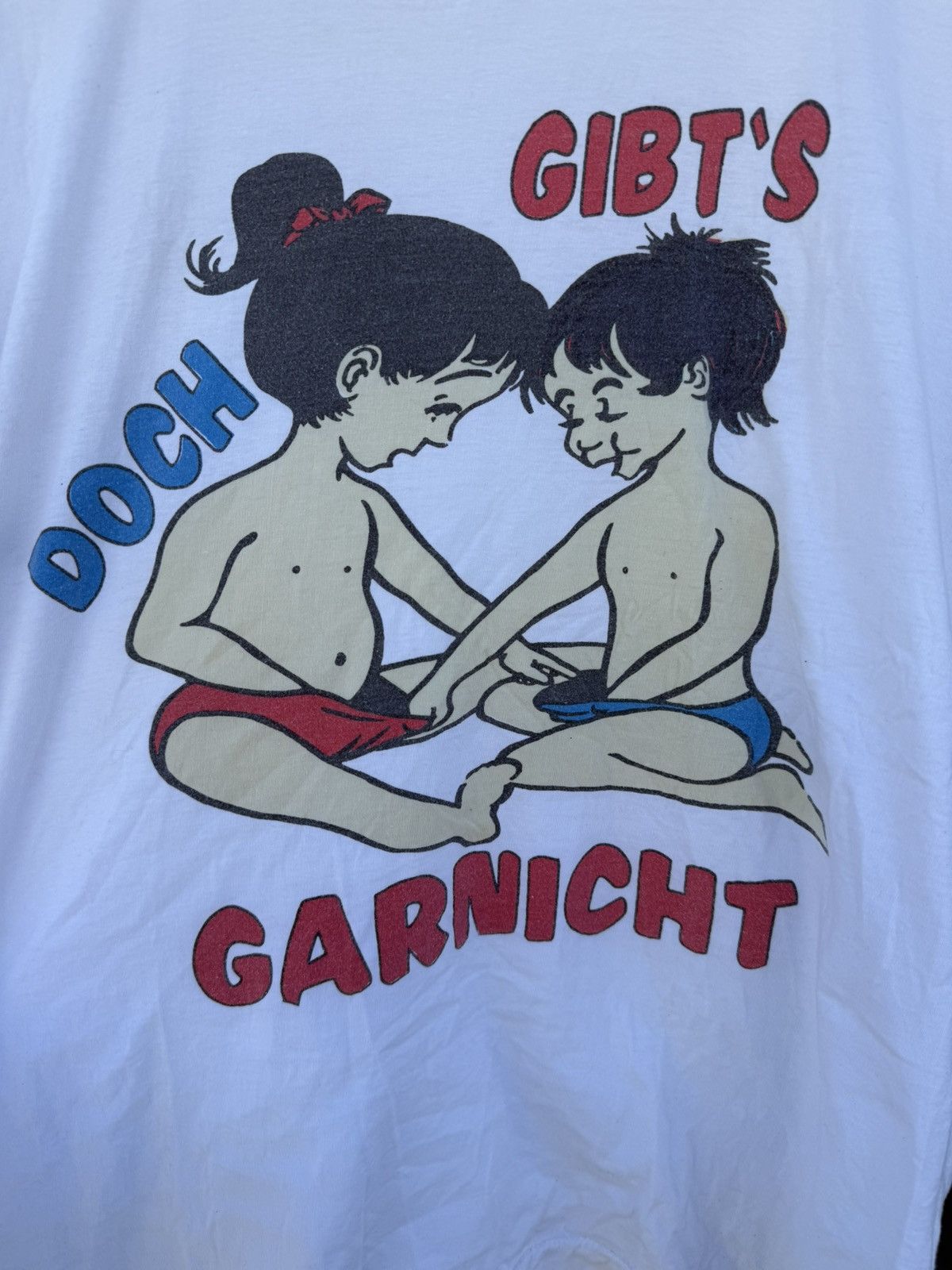 Japanese Brand × Vintage INSANE vintage humor naked tee Size US XL / EU 56 / 4 - 2 Thumbnail