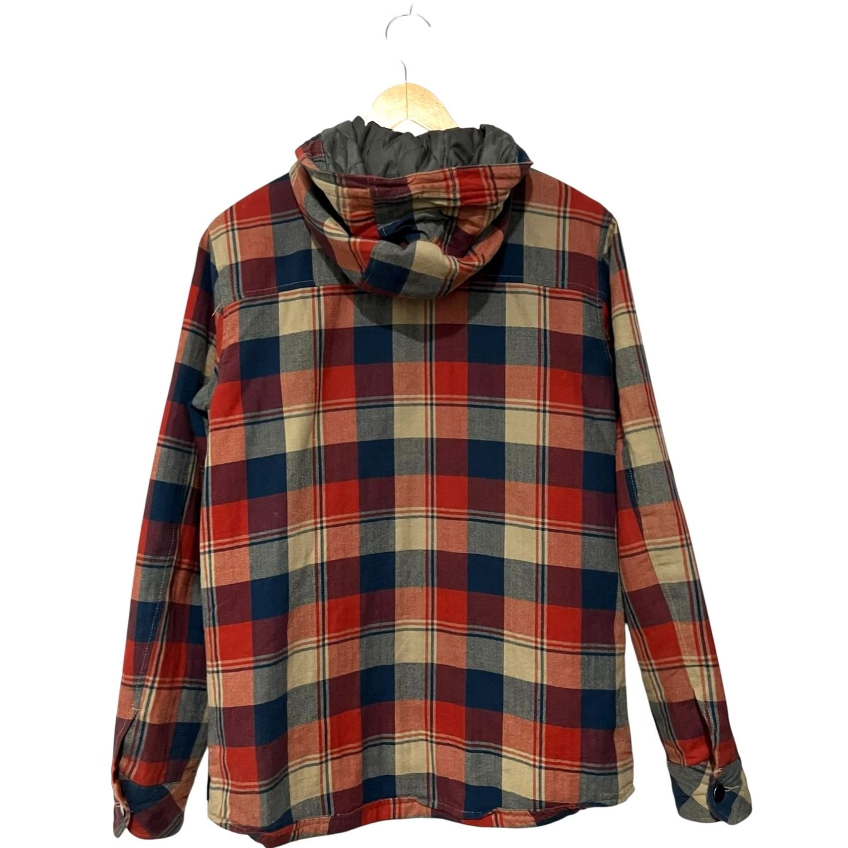 Quiksilver Quicksilver Plaid Flannel Hoodie Jacket Cotton Quilted Liner Skate Mens Size S Size US S / EU 44-46 / 1 - 4 Thumbnail