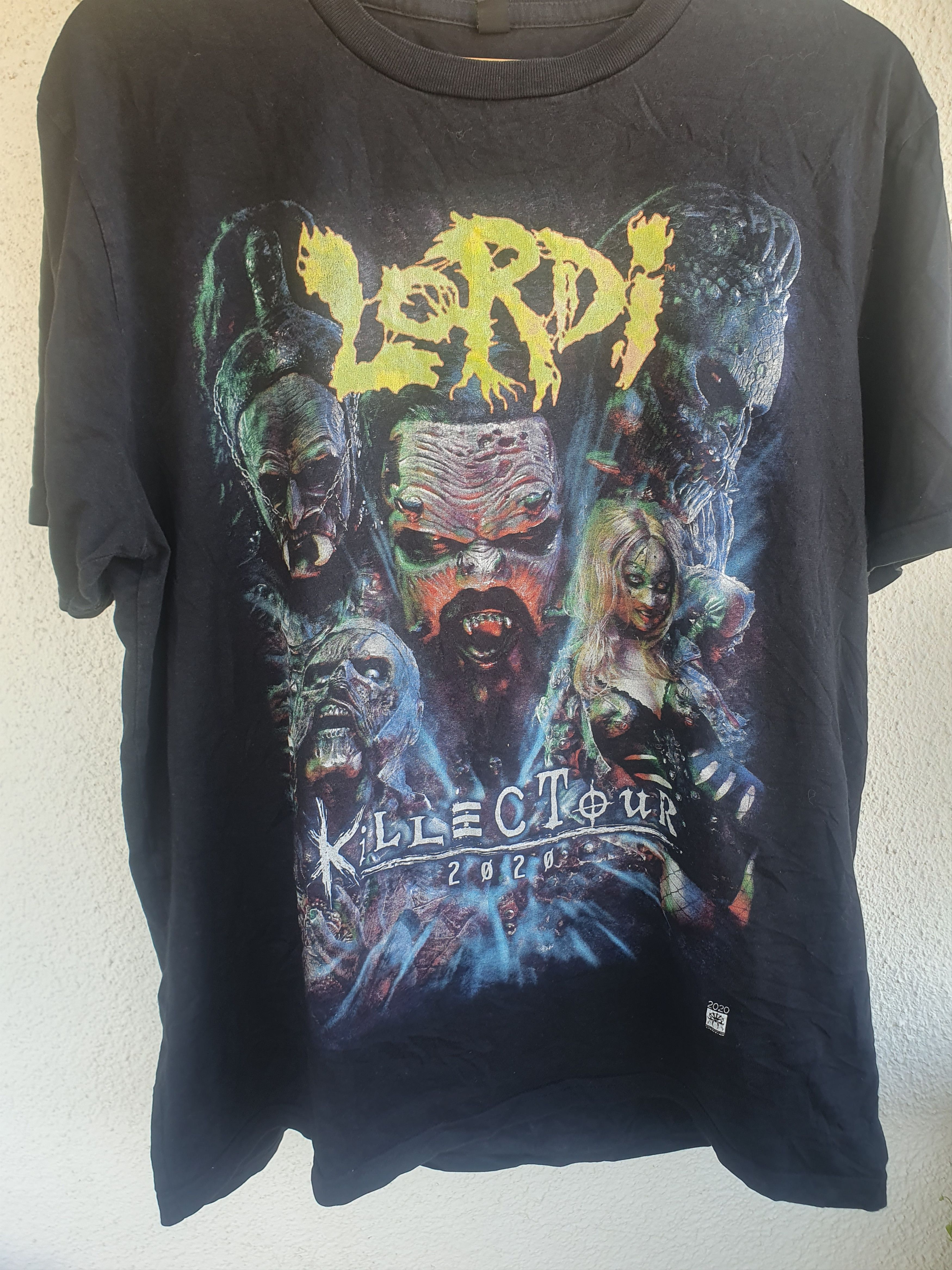 Band Tees Lordi Killec Tour 2020 Double Sided Band t-shirt sz L Size US L / EU 52-54 / 3 - 4 Thumbnail