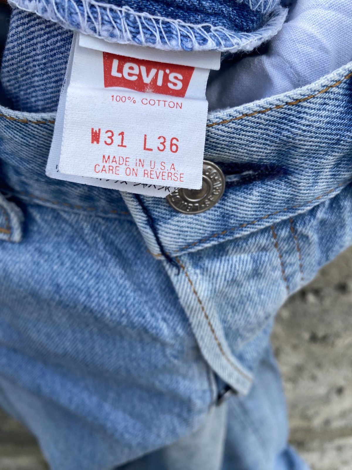 Levi's 501 StoneWashed Vintage Jeans Size US 29 - 8 Thumbnail