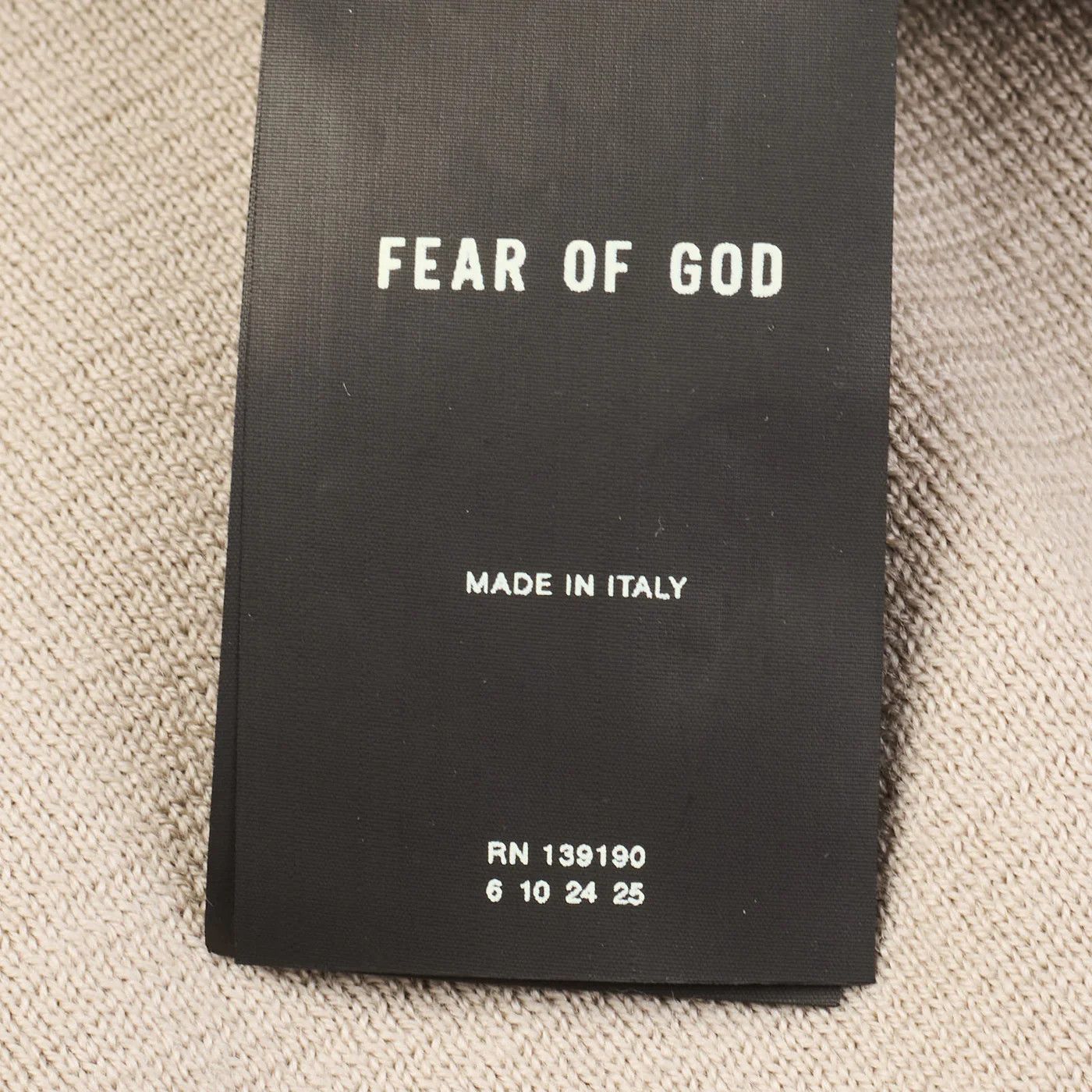 Fear of God FEAR OF GOD Beige Light Weight Wool Knit Turtleneck Sweater Size US L / EU 52-54 / 3 - 8 Thumbnail