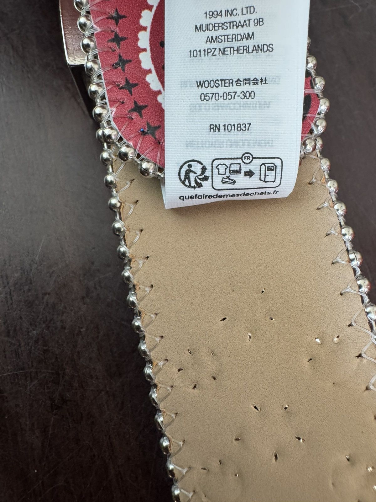 B.B. Simon × Supreme Supreme B.B. Simon Bandana Belt Red Medium Size ONE SIZE - 6 Thumbnail