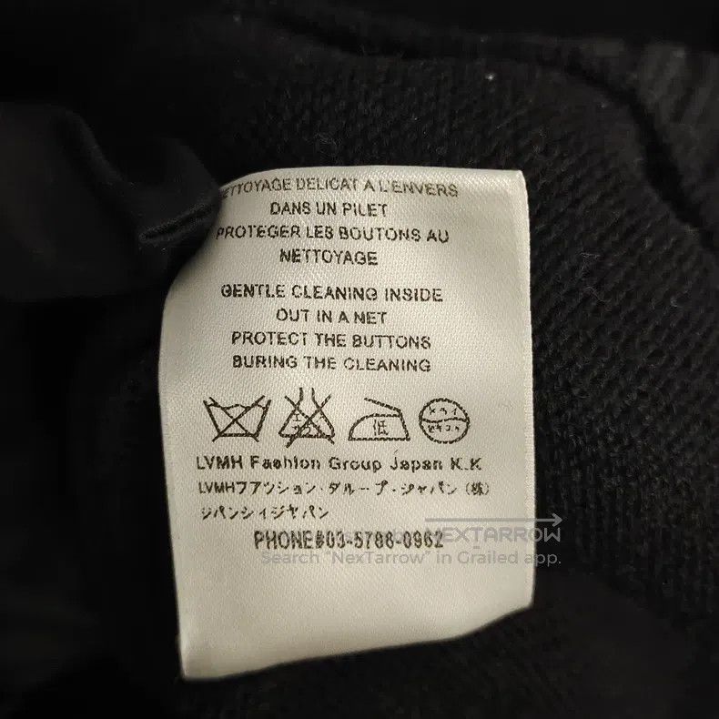 Givenchy Givenchy Black Sweater Letter Logo Embroidered Knit Sweate Size US L / EU 52-54 / 3 - 5 Thumbnail