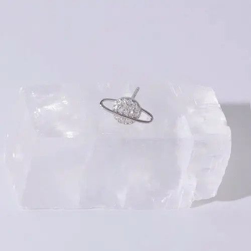 Vintage 100%925 silver retro punk earrings Size ONE SIZE - 4 Thumbnail