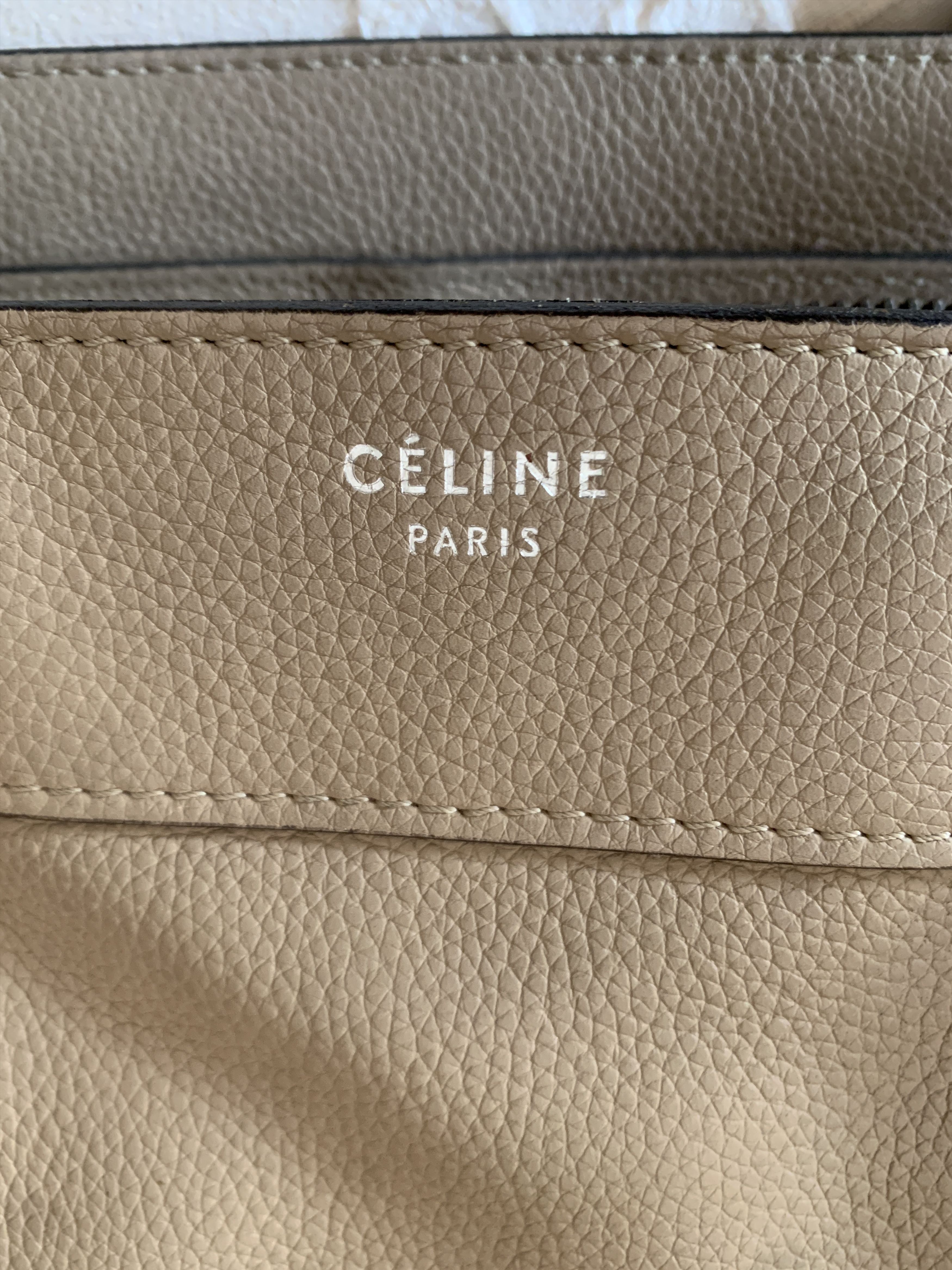 Celine CELINE MINI LUGGAGE TAUPE LEATHER Size ONE SIZE - 1 Thumbnail