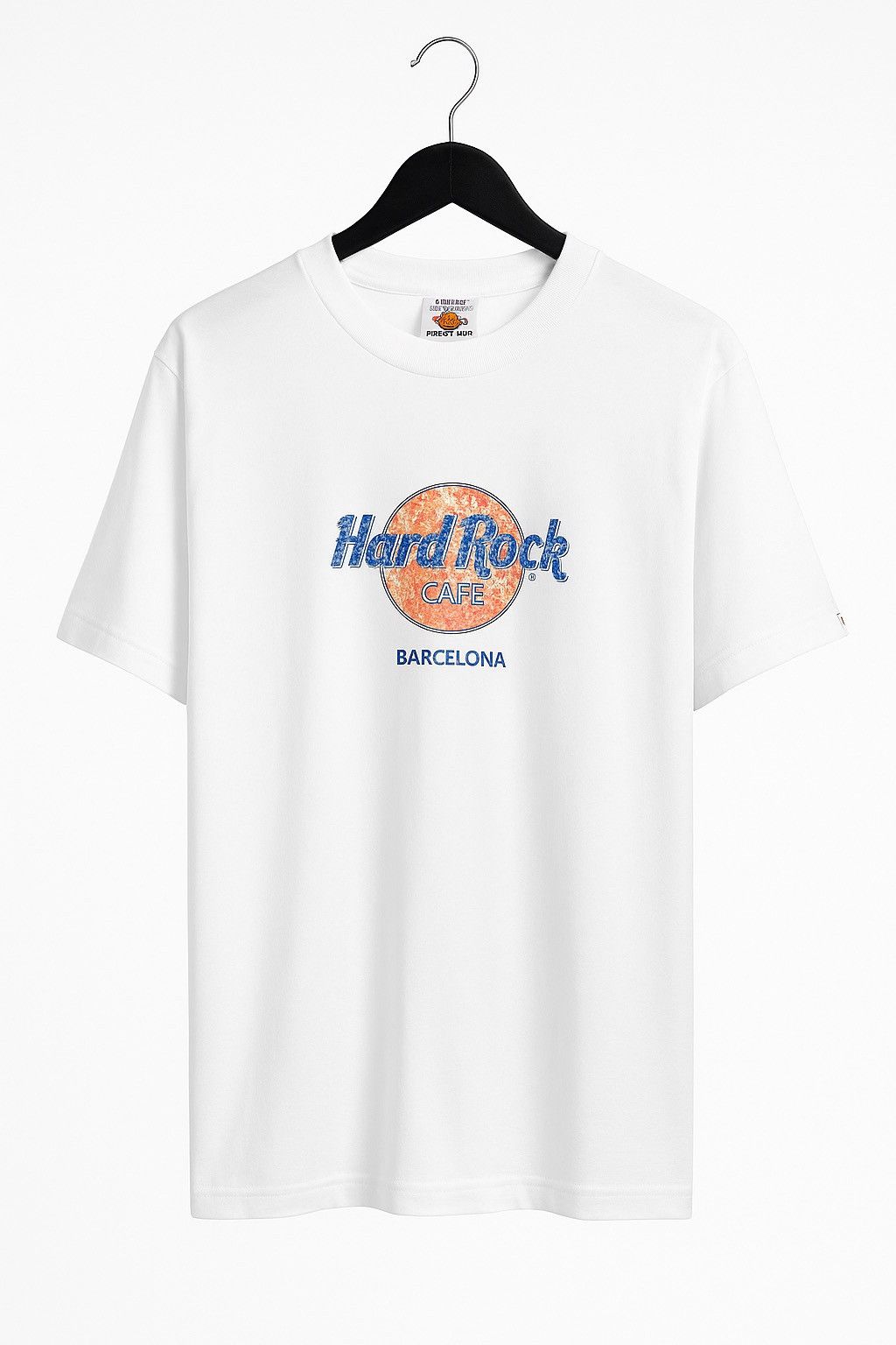 Hard Rock Cafe Vintage 90s Hard Rock Cafe Barcelona Heavy-T Pop Art Design Size US M / EU 48-50 / 2 - 2 Thumbnail