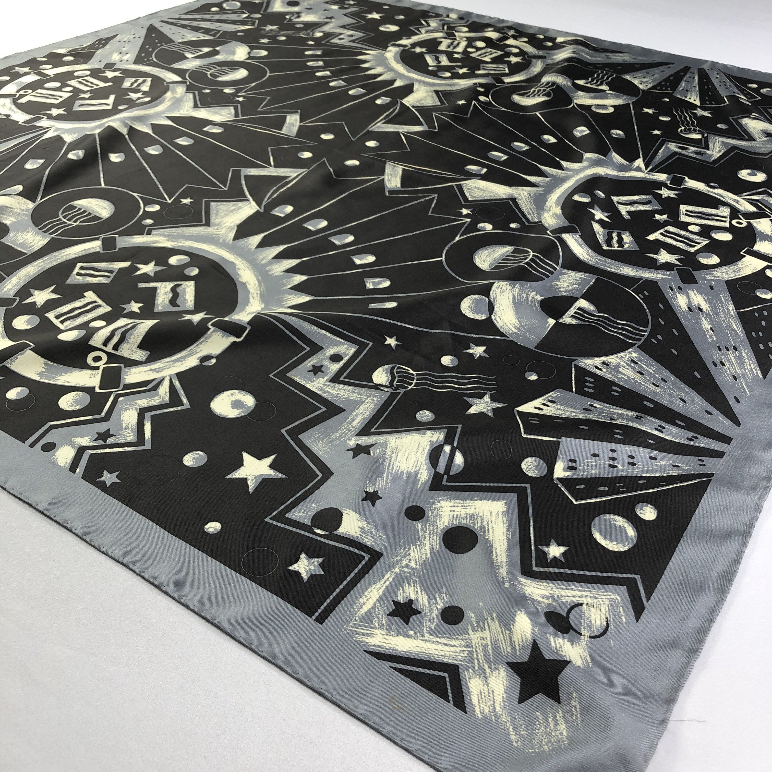 Vintage Vintage Silk Scarf Size ONE SIZE - 3 Thumbnail