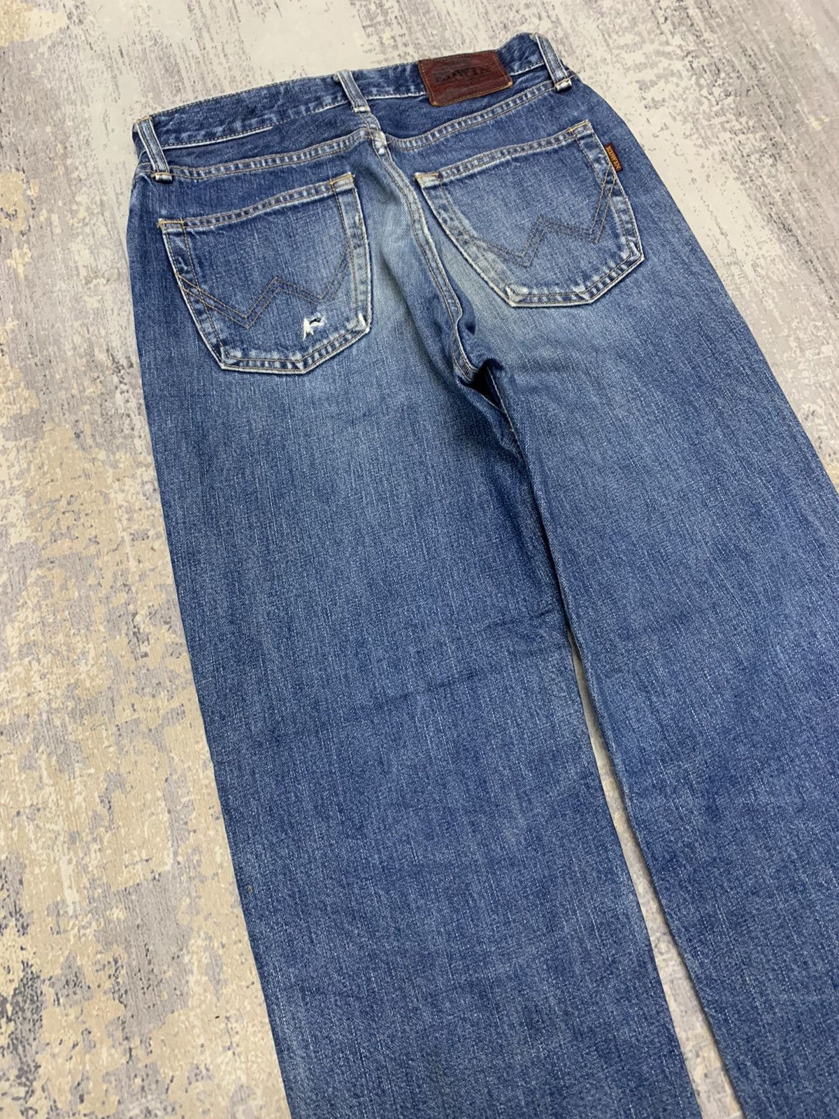 Japanese Brand Edwin Distressed Denim Jeans Japanese Archive Size US 28 / EU 44 - 10 Thumbnail