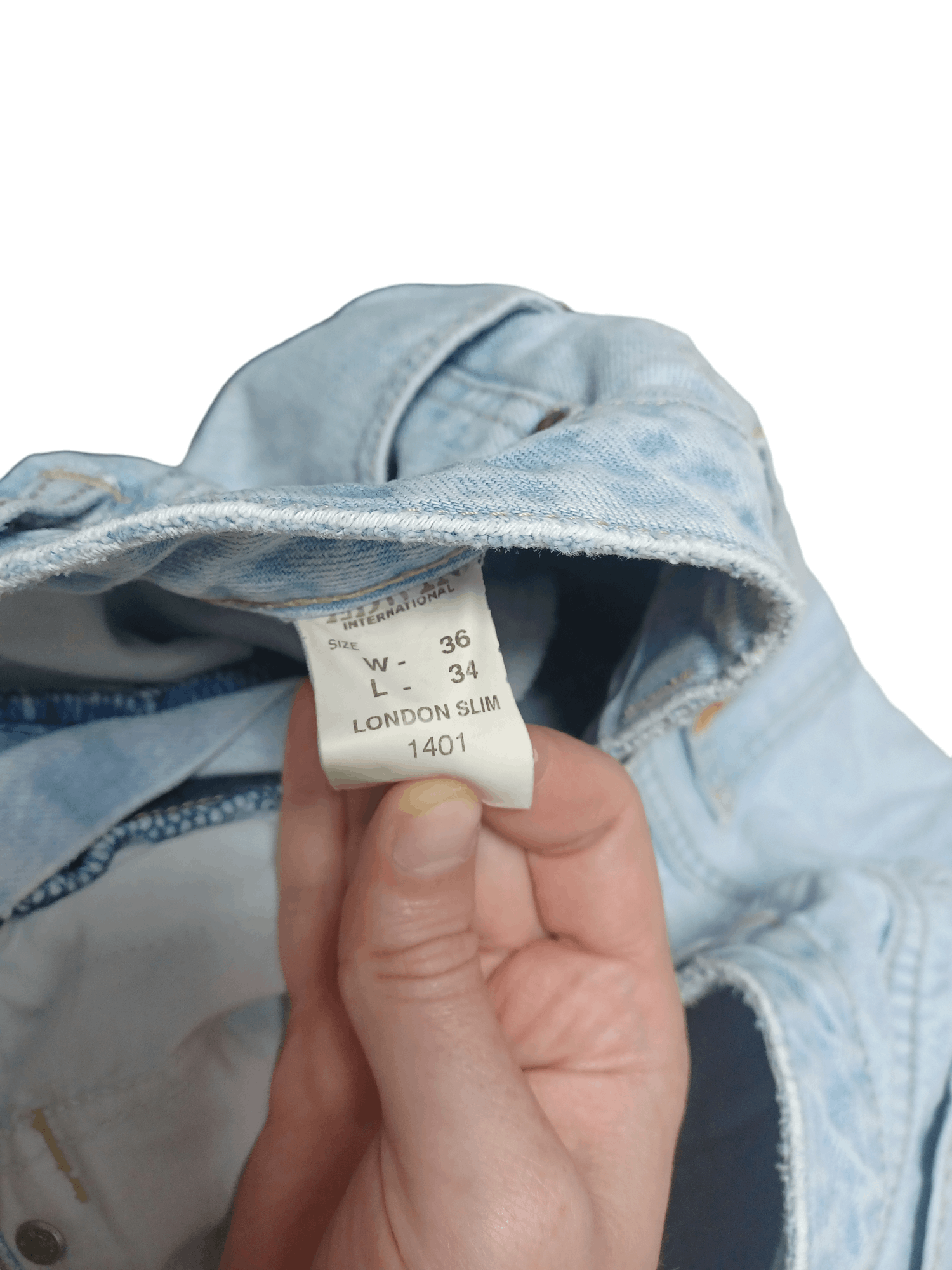 Edwin EDWIN LONDON SLIM 1401 VINTAGE JAPANESE TRUE DENIM JEANS Size US 34 / EU 50 - 6 Thumbnail