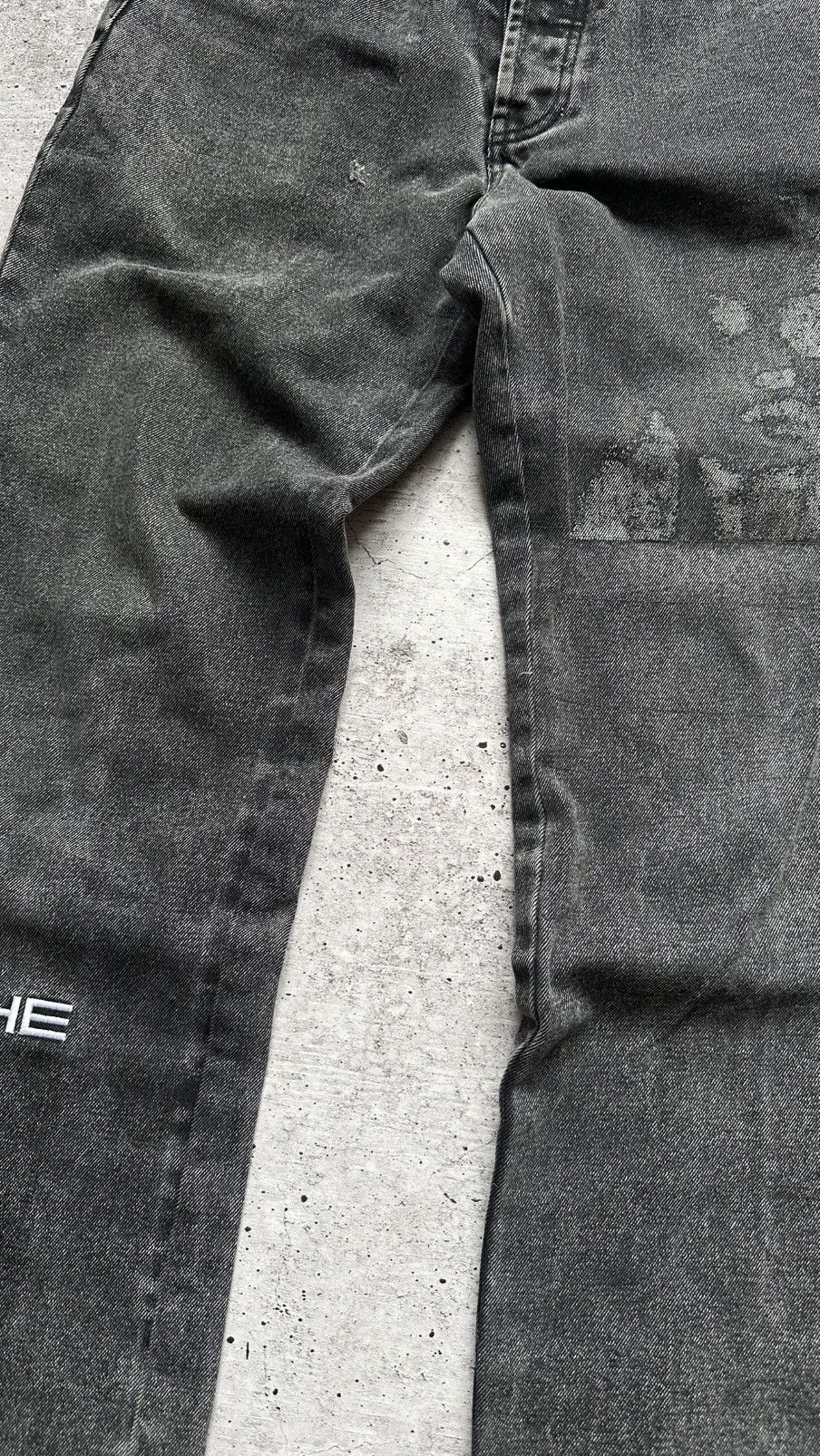 Heliot Emil Men's Heliot Emil Printed Denim Jeans Pants Size US 32 / EU 48 - 11 Thumbnail