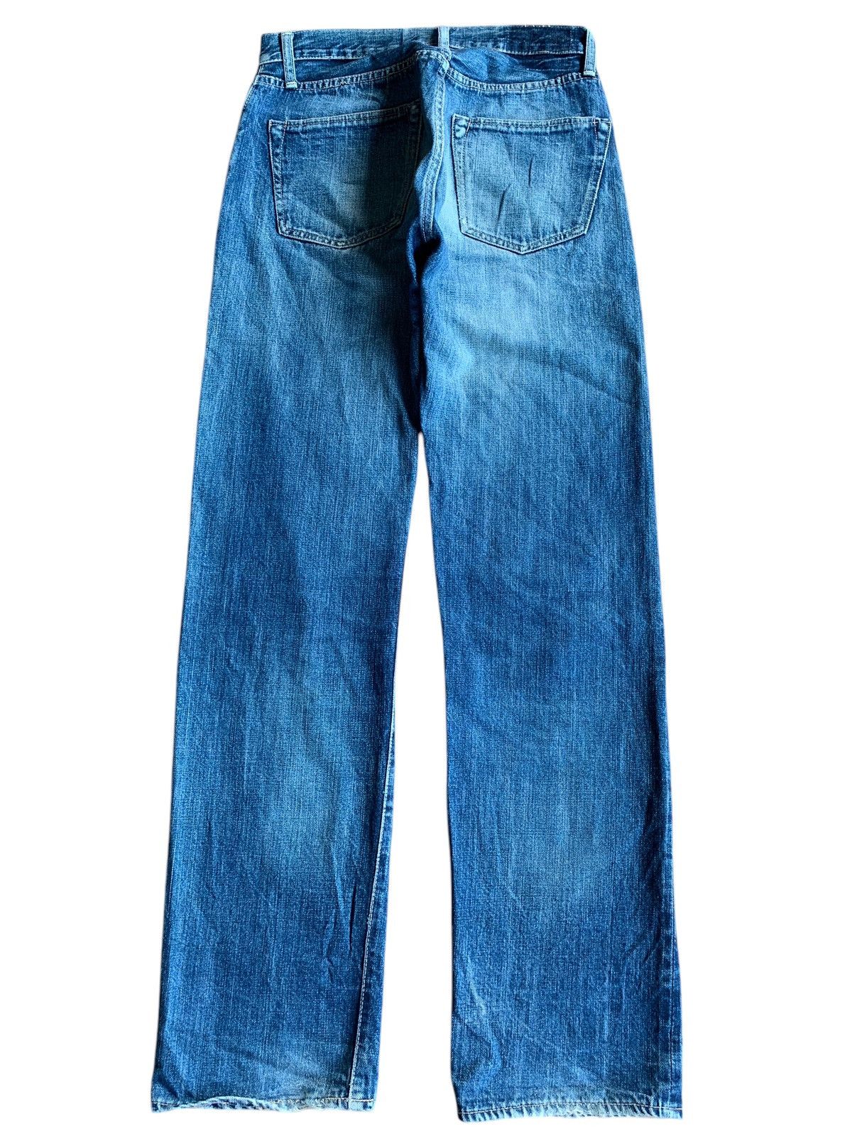 Japanese Brand × Kapital × OMNIGOD OMNIGOD SELVEDGE BUTTON FLY FADED & RUSTY DISTRESSED DENIM Size US 29 - 4 Thumbnail