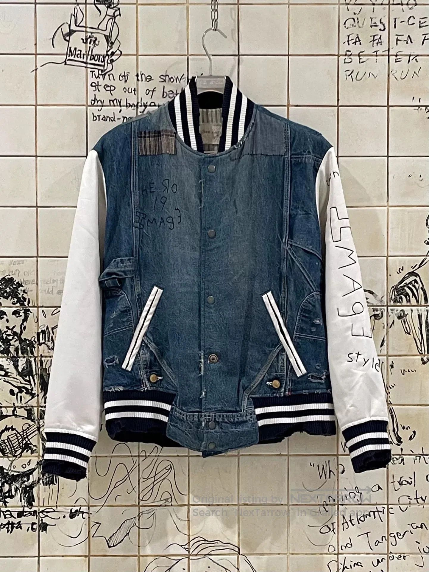 Greg Lauren Greg Lauren Denim Patchwork Jacket. Size US M / EU 48-50 / 2 - 1 Thumbnail