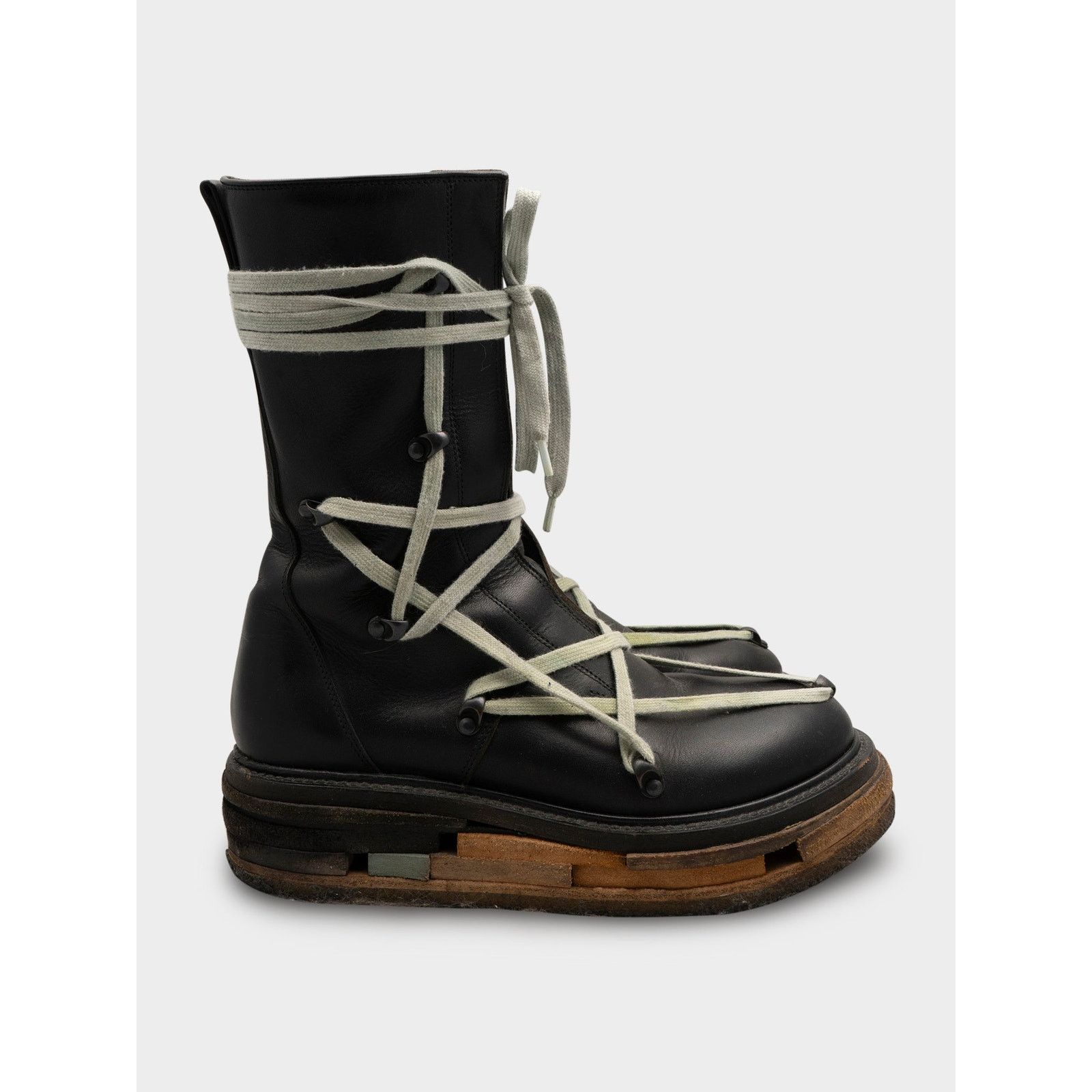 Rick Owens ‘Glitter’ Lego Sole Pentagram Boots Size US 8 / EU 41 - 5 Thumbnail