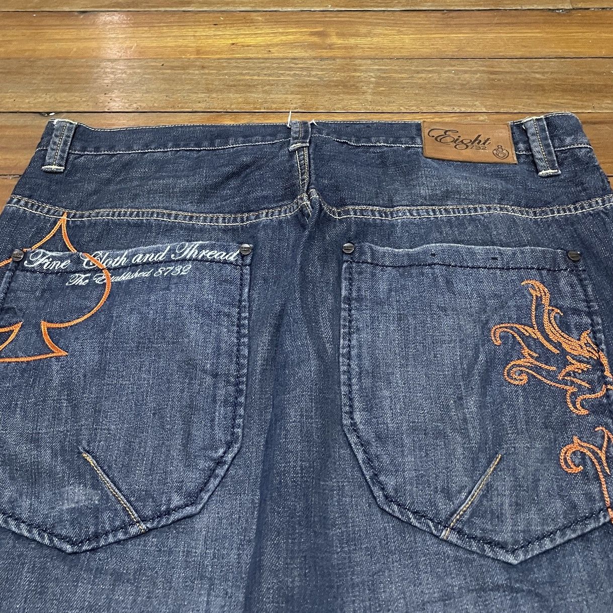 Vintage Very Rare Vintage Eight 732 Oversized Baggy Jeans 1990s Size US 40 / EU 56 - 4 Thumbnail