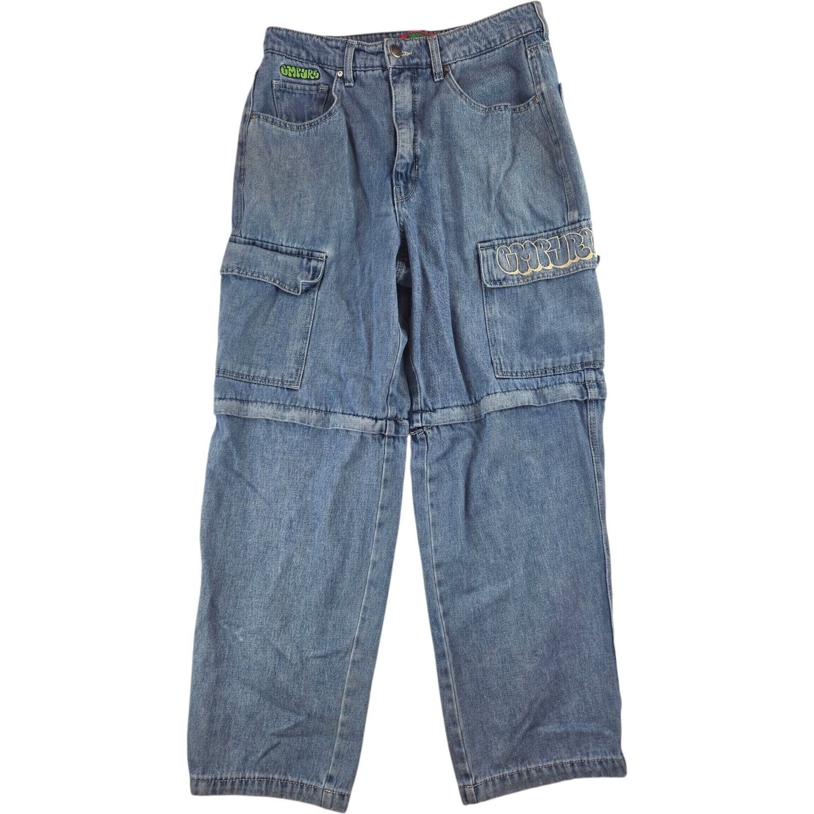 Empyre Empyre | Tori Zip Off Cargo Jean/Jort Hybrid | Size 10 Size 32" / US 10 / IT 46 - 1 Thumbnail
