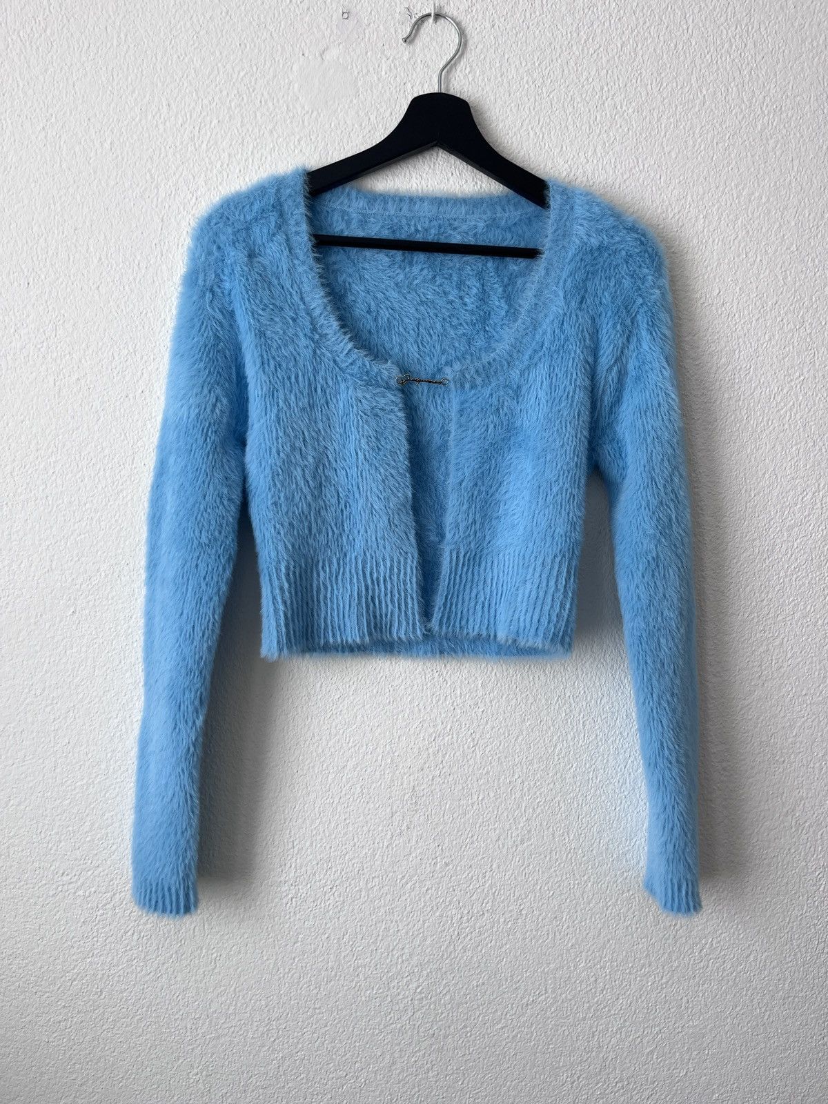 Jacquemus Jacquemus La Maille Neve Long Sleeve Cropped Cardigan 40 Size M / US 6-8 / IT 42-44 - 3 Thumbnail