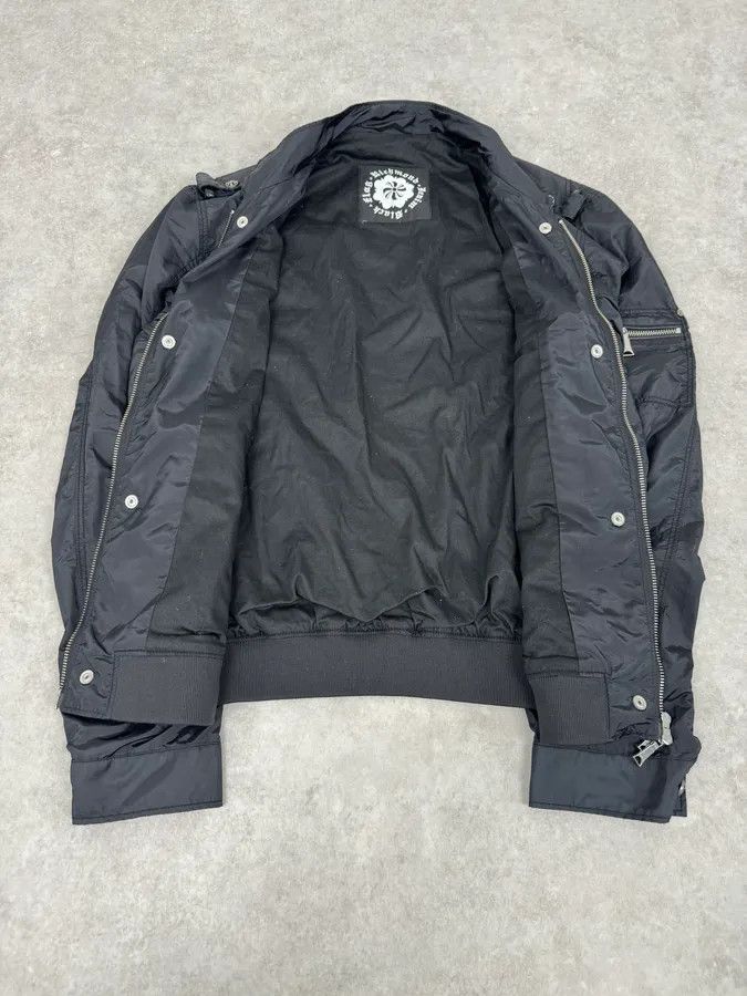 John Richmond 2000s John Richmond Black UK Flag Bomber Jacket Size US M / EU 48-50 / 2 - 8 Thumbnail