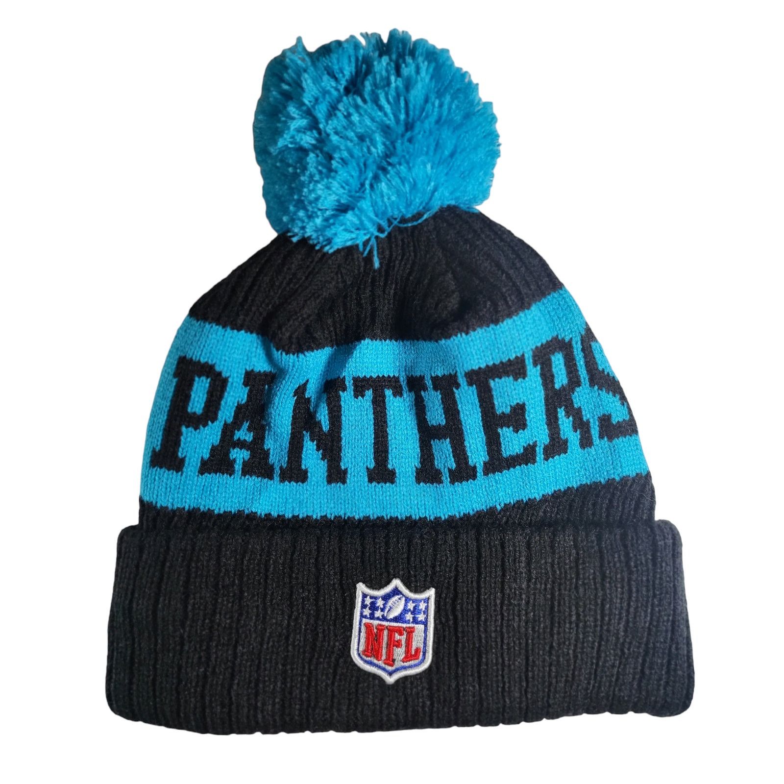 Other NWT Carolina Panthers Sports Knit Pom‎ Beanie Fleece Lined Size ONE SIZE - 5 Thumbnail