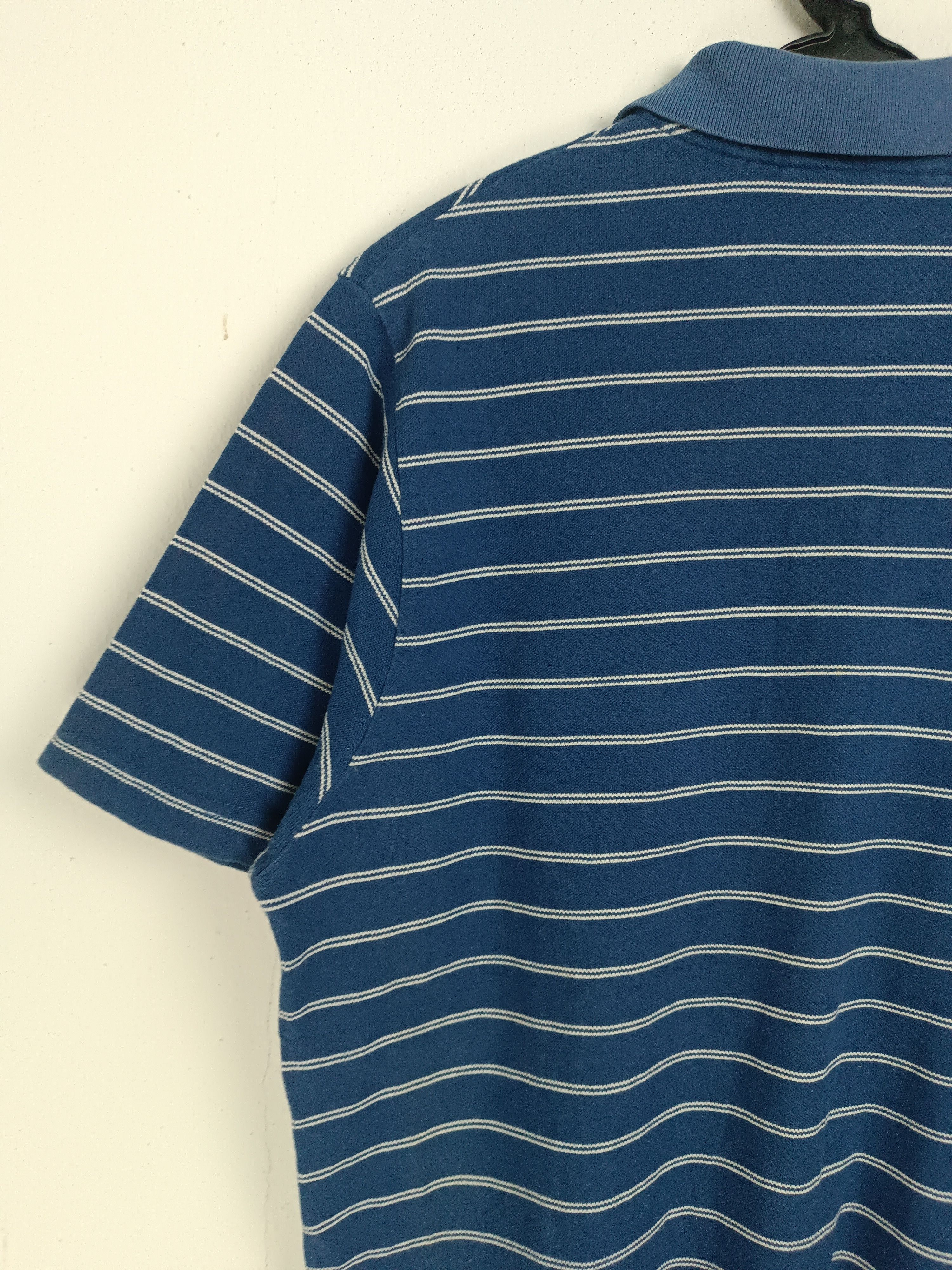 Tommy Hilfiger VINTAGE TOMMY HILFIGER STRIPE POLOS VERY RARE BLUE Size US M / EU 48-50 / 2 - 12 Thumbnail