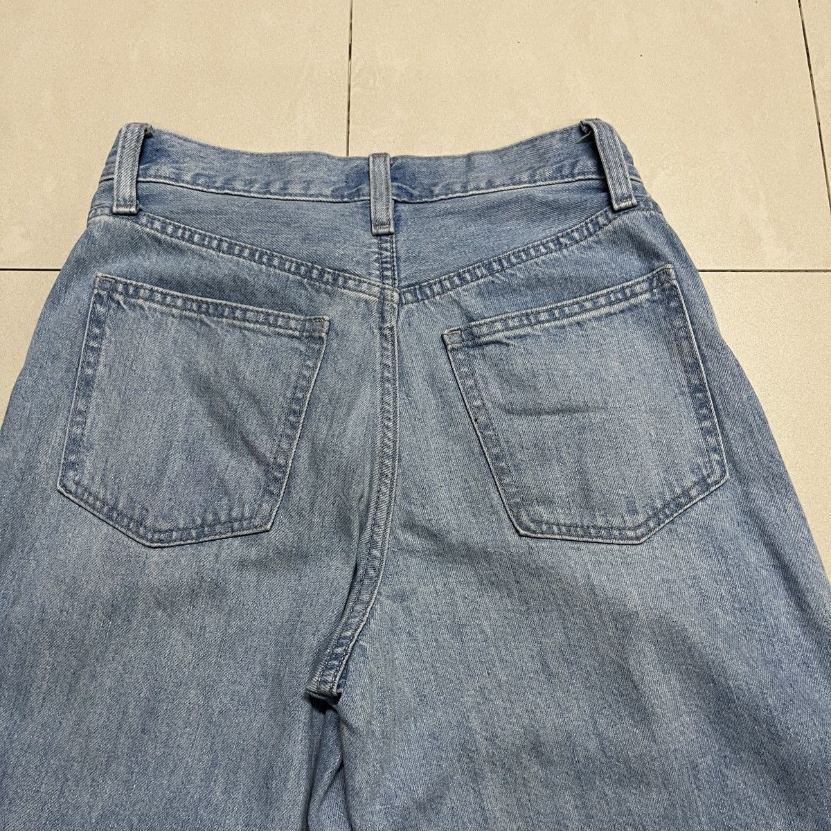 Japanese Brand × Jean × Uniqlo Uniqlo Wide/Baggy Jeans Size 26" / US 2 / IT 38 - 12 Thumbnail