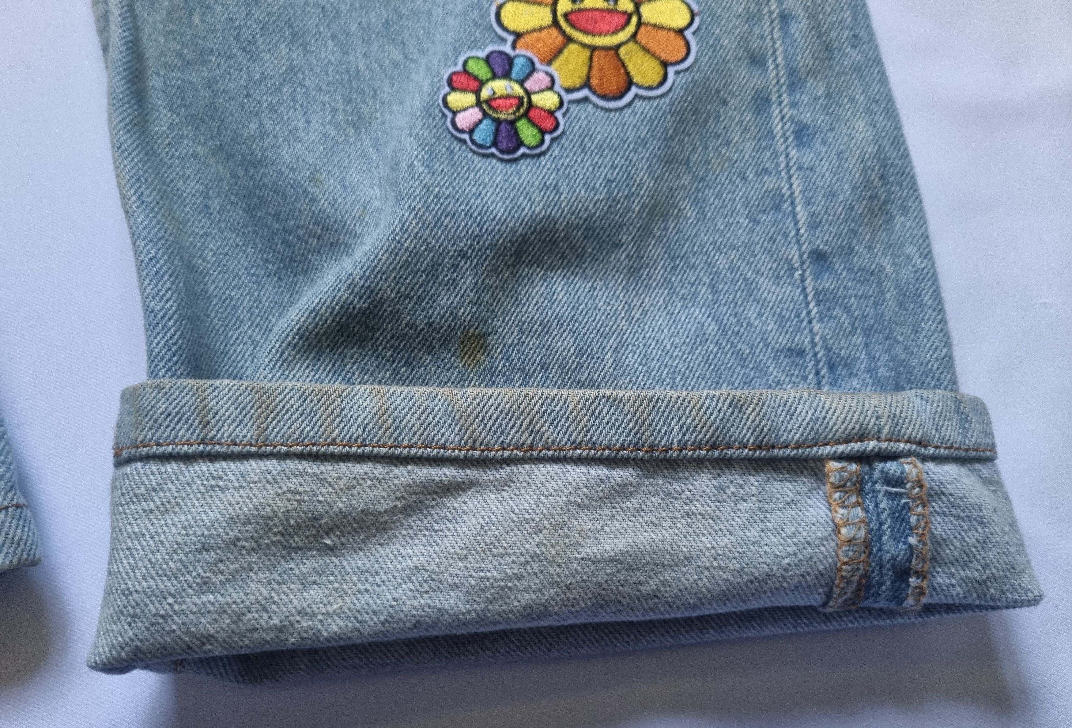Levi's × Takashi Murakami × Vintage Vintage Levi's 501XX Takashi Murakami Jeans Size US 33 - 20 Thumbnail