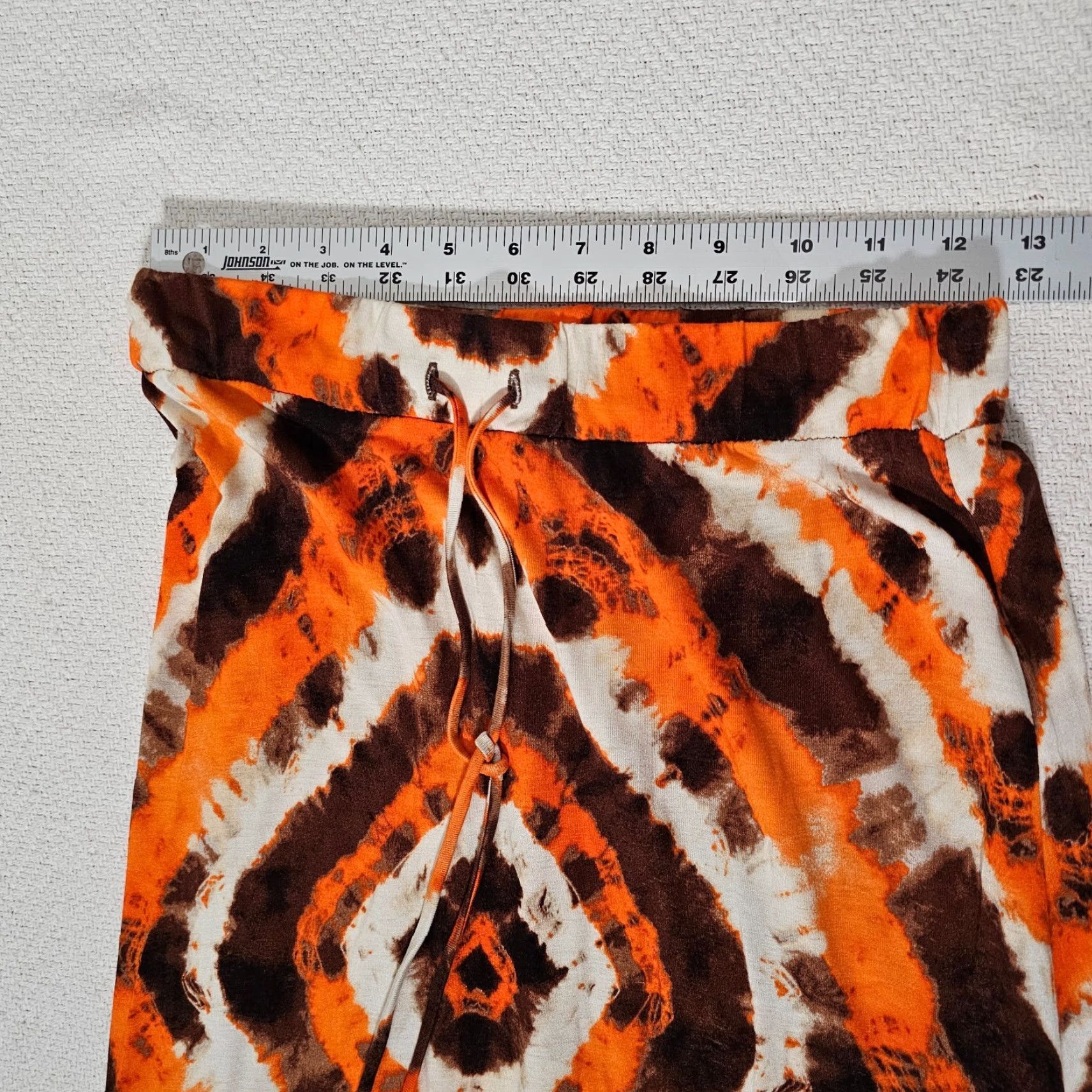 Michael Kors Michael Kors Womens Orange High Low Maxi Skirt Stretch Waist Size Medium Geo Size 32" / US 10 / IT 46 - 5 Thumbnail