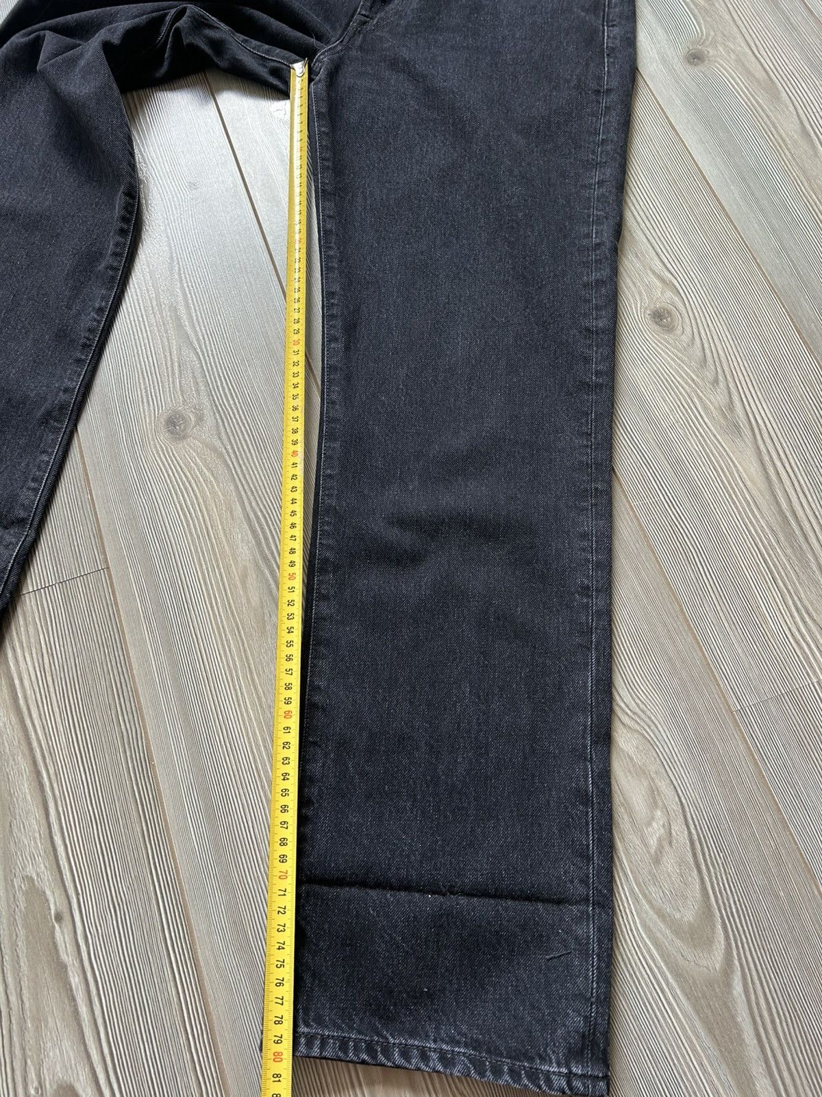 R13 R13 Cuffed Romeo Jeans Onyx Black 29 Size 29" - 19 Thumbnail