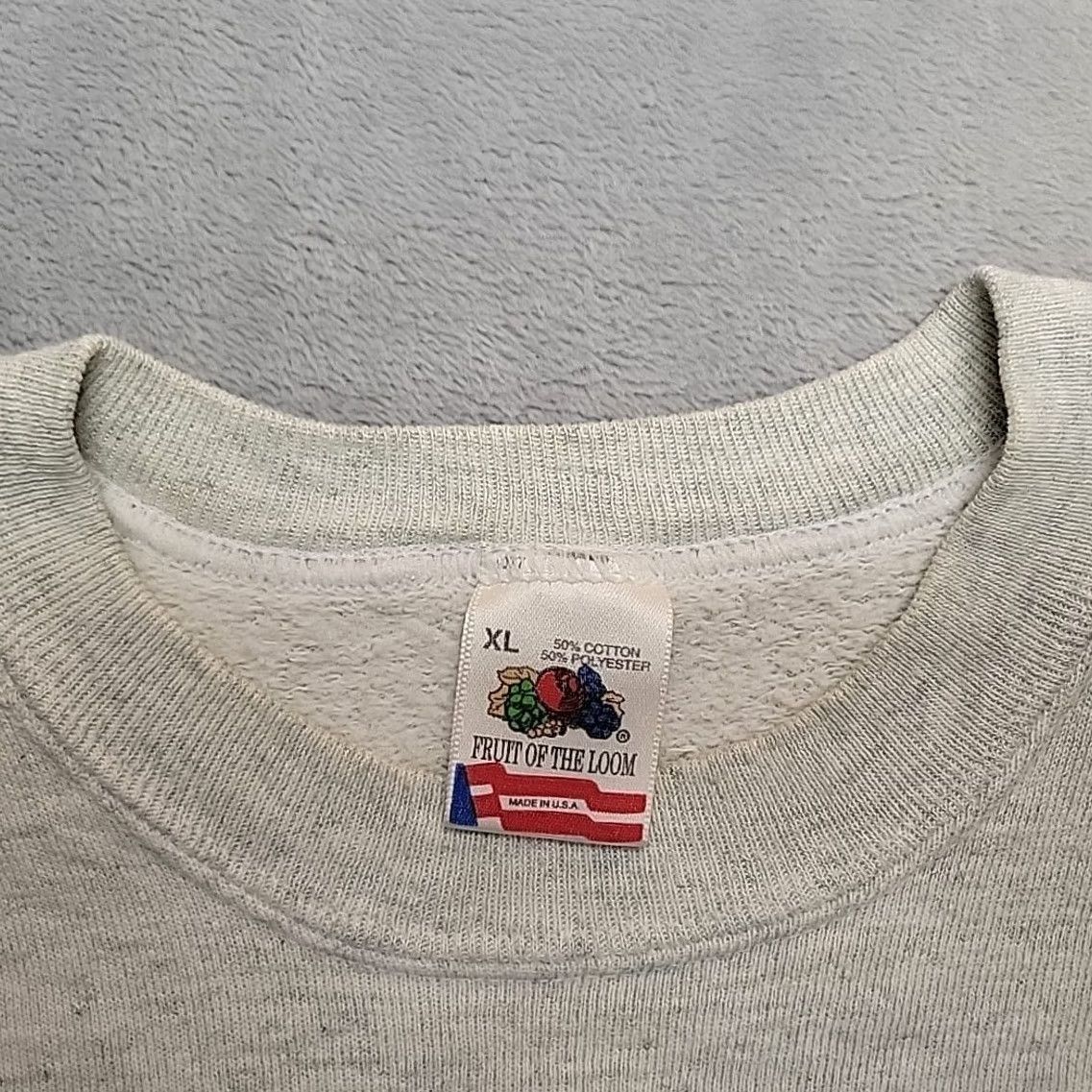 Fruit Of The Loom VINTAGE Ford Mustang Sweatshirt Men XL Gray Made in USA Crewneck Fleece Size US XL / EU 56 / 4 - 7 Thumbnail
