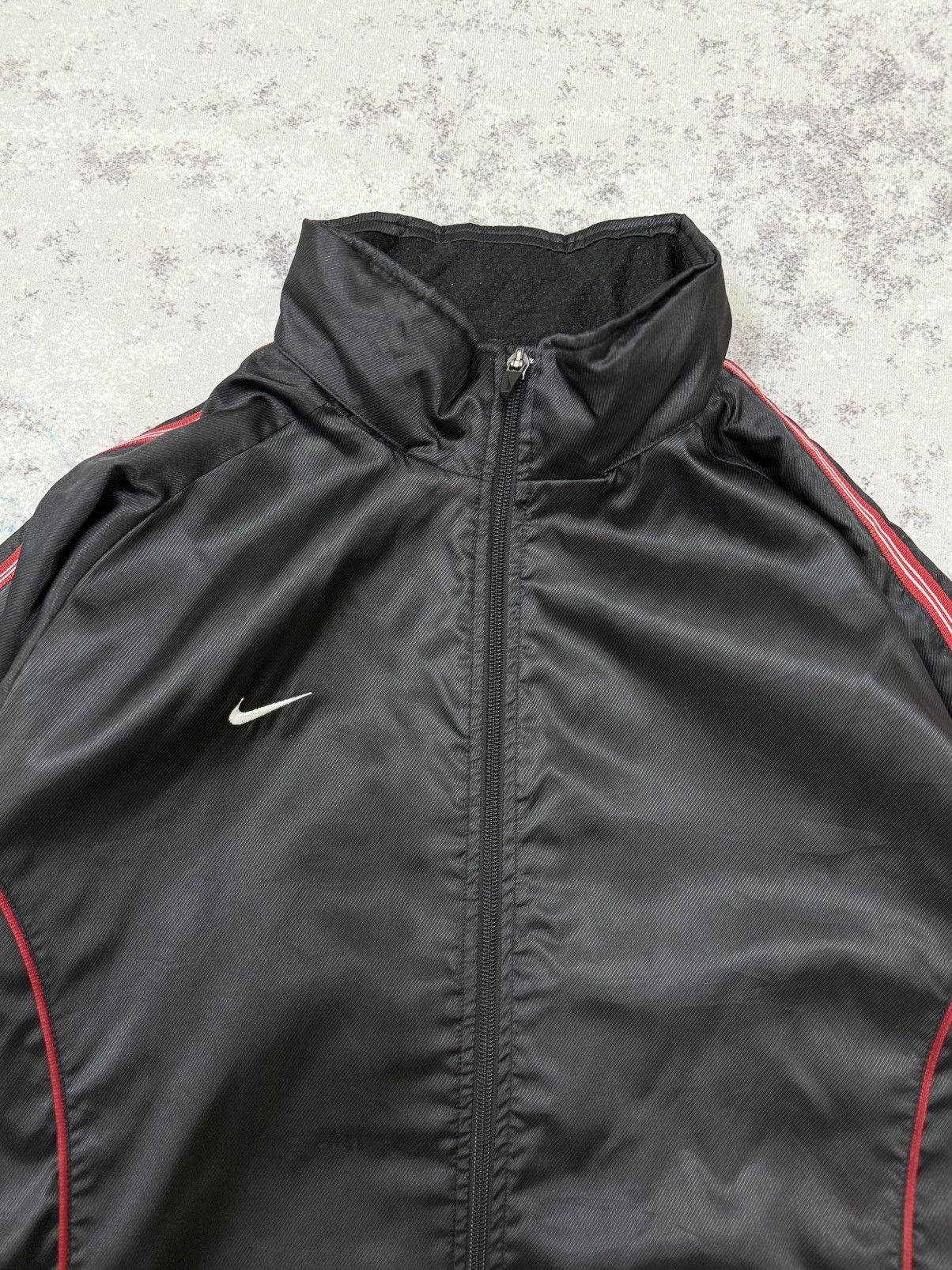 Nike Vintage Nike Swoosh Double Brested Windbreaker Jacket Size US XL / EU 56 / 4 - 4 Thumbnail