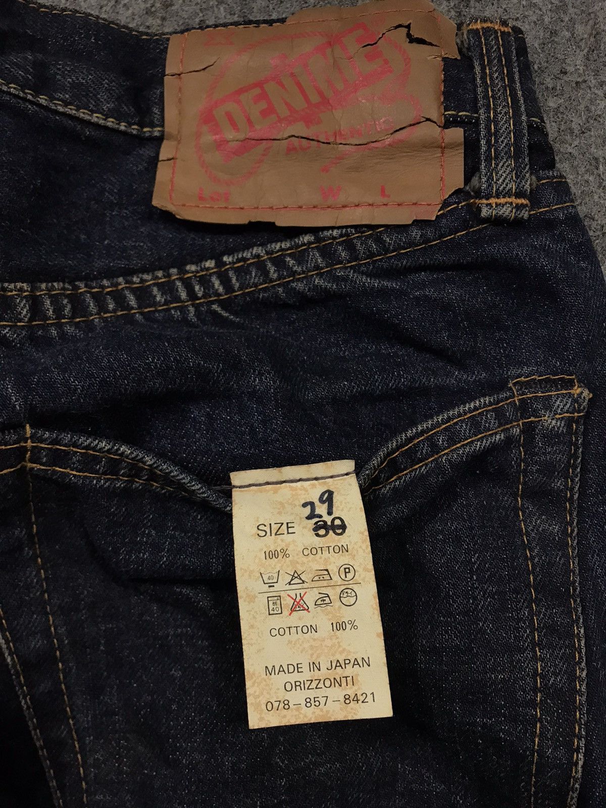Denime Denime Dark Indigo Denim Jeans Selvedge Size 26 29 Size 26" / US 2 / IT 38 - 10 Thumbnail