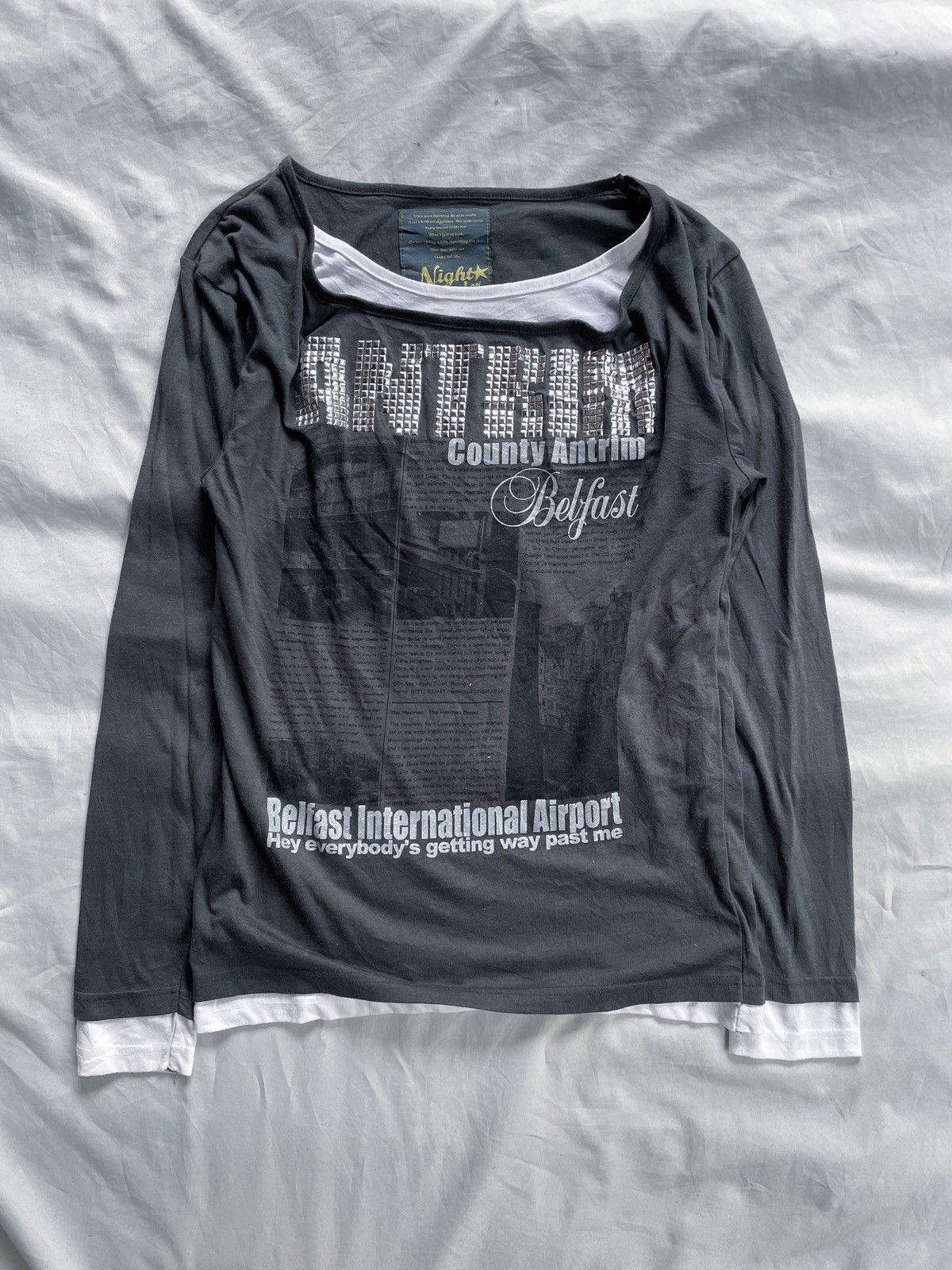 Beauty Beast NIGHT RIDER DOUBLE LAYER POEM LONG SLEEVE Size US S / EU 44-46 / 1 - 1 Thumbnail