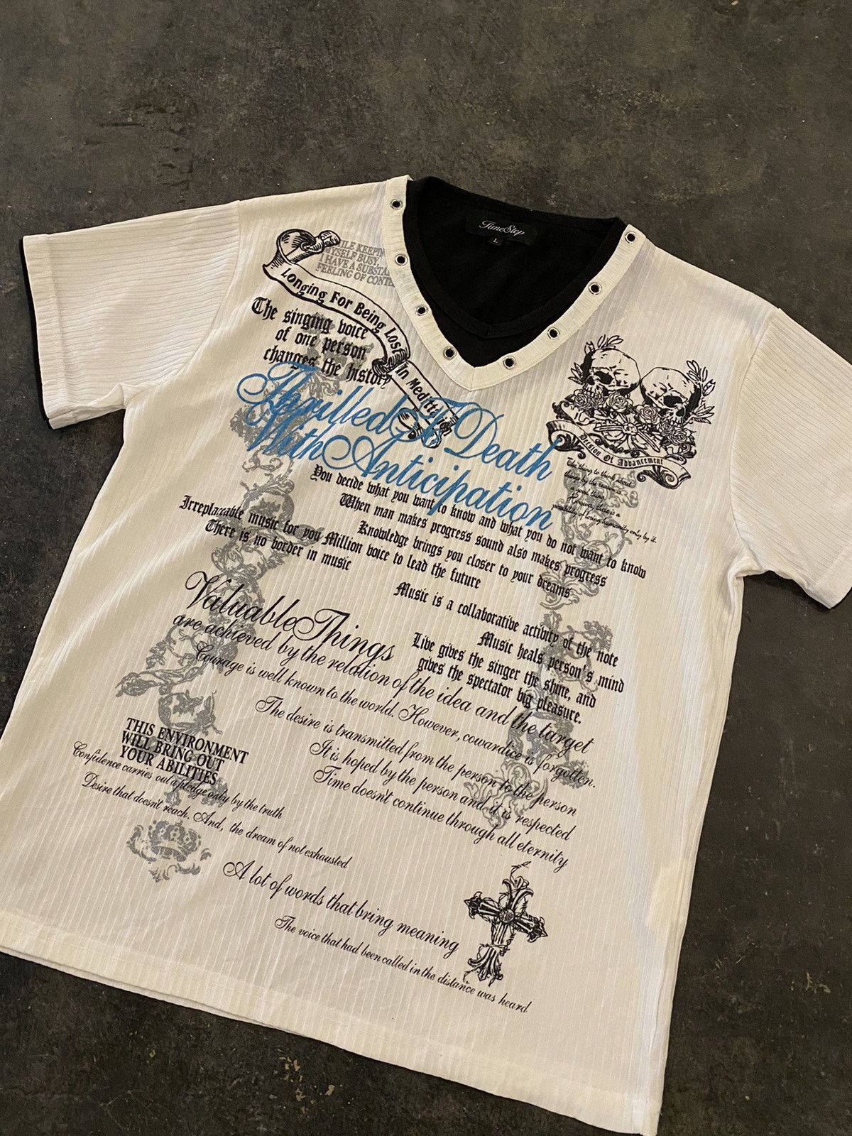 Hysteric Glamour × If Six Was Nine × Le Grande Bleu (L.G.B.) Y2k Time step if6was9 tshirt Size US L / EU 52-54 / 3 - 2 Thumbnail