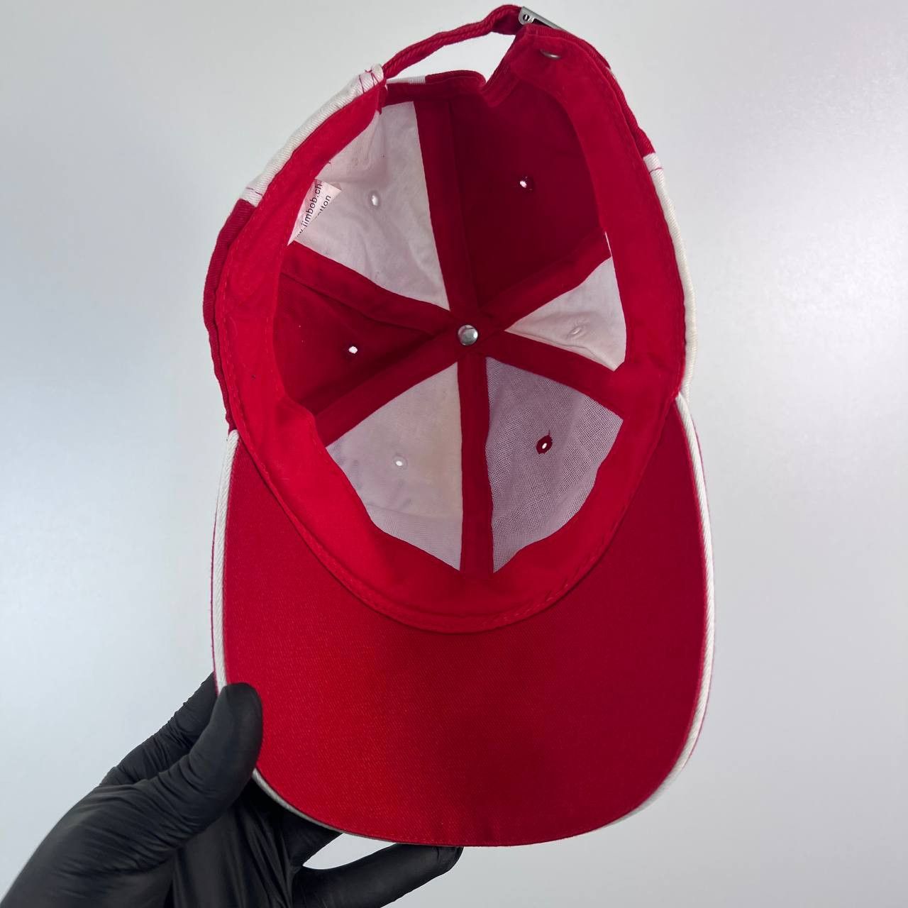 Other Vintage Racing Team Signed Baseball Cap Red White Size ONE SIZE - 6 Thumbnail