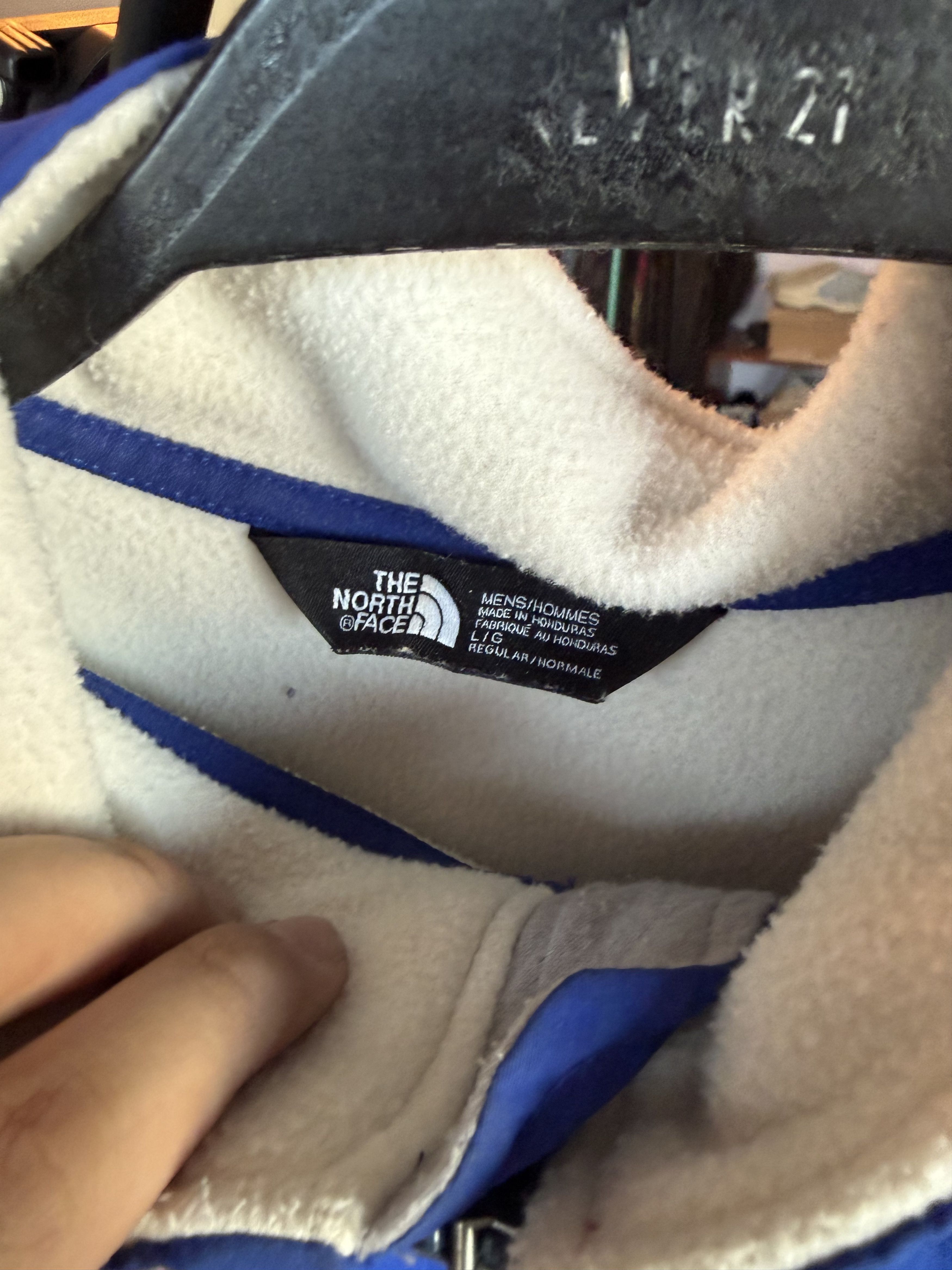 The North Face The North Face Blue & White Fleece Quarter Zip Pullover Size Size US L / EU 52-54 / 3 - 4 Thumbnail