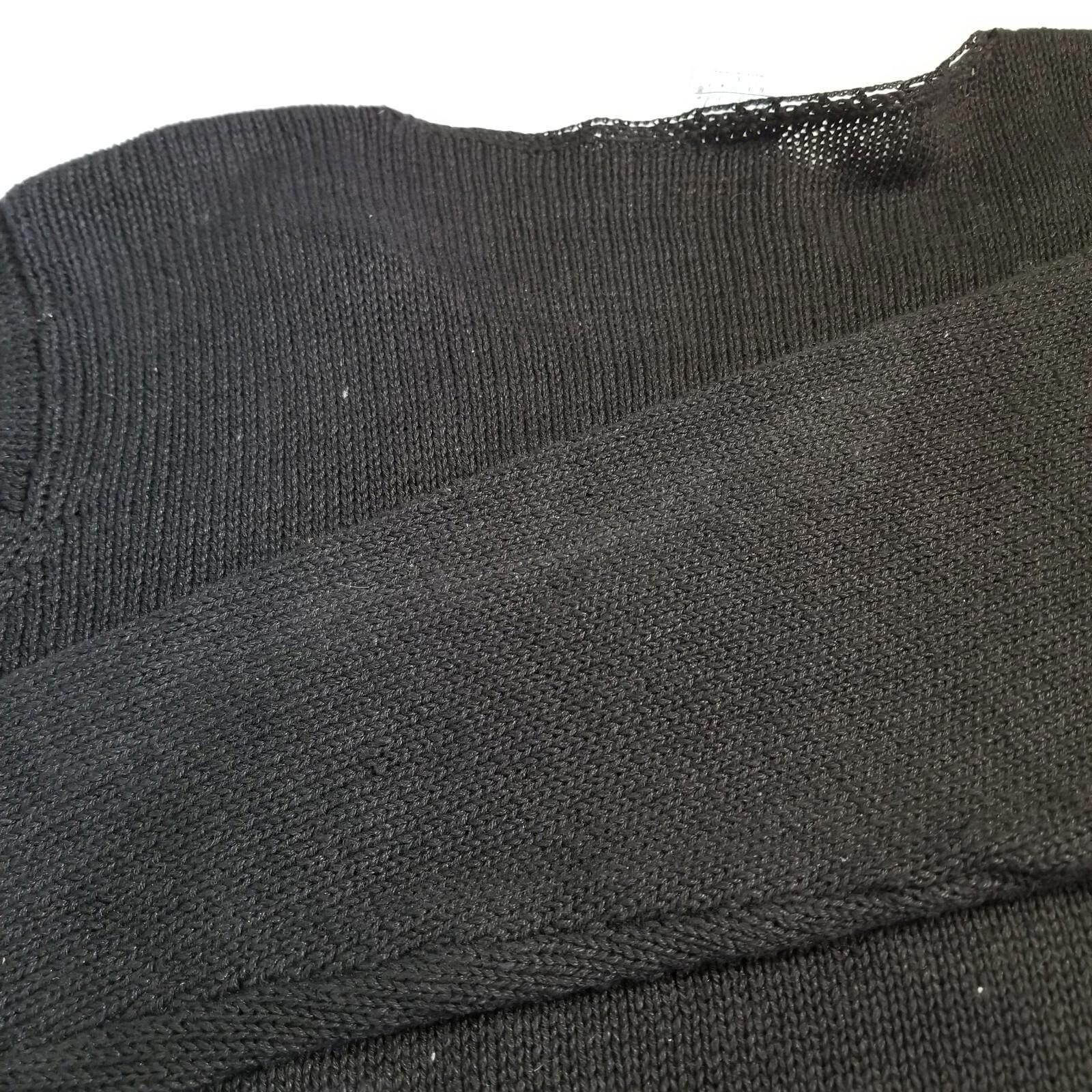 Other Cascade Blues Large Black Sweater with Floral Beading Size L / US 10 / IT 46 - 4 Thumbnail